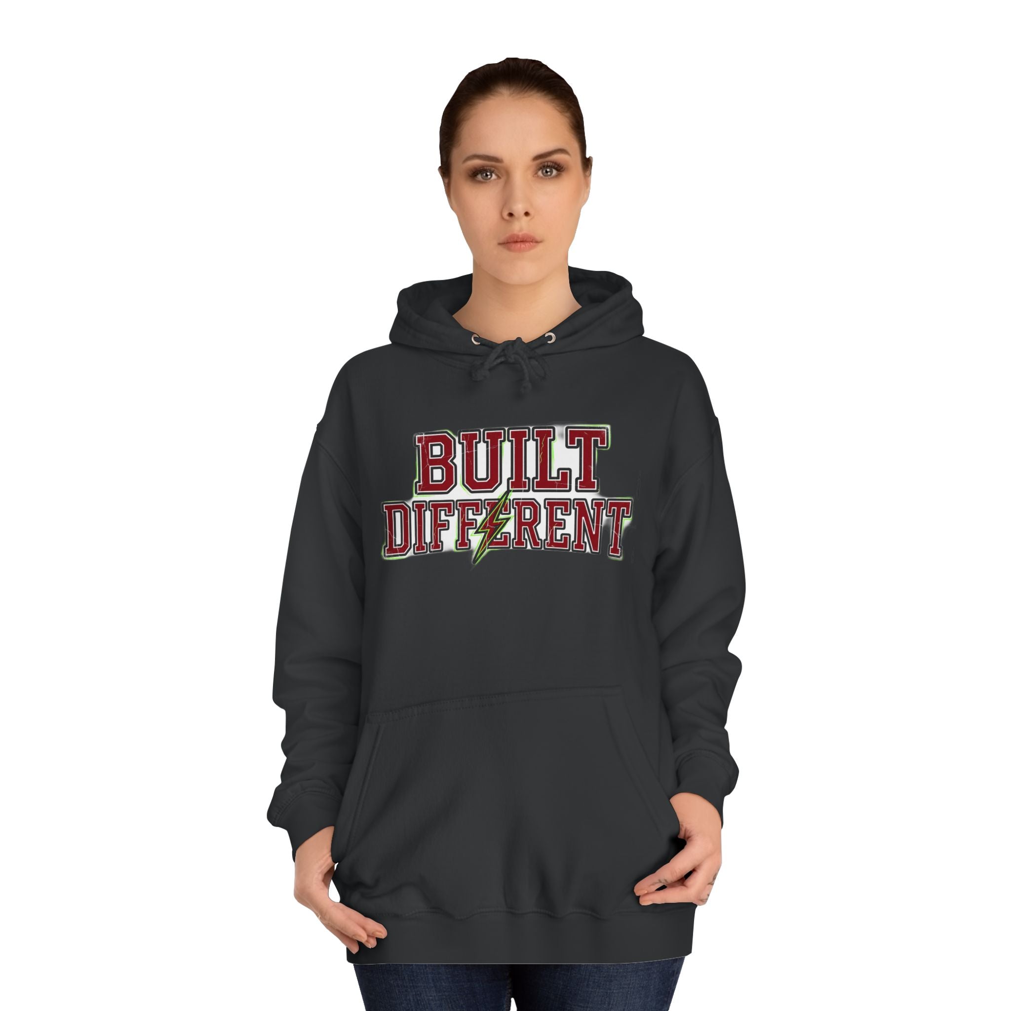 Built Different Retro Sports Graphic Tee — Hoodie
