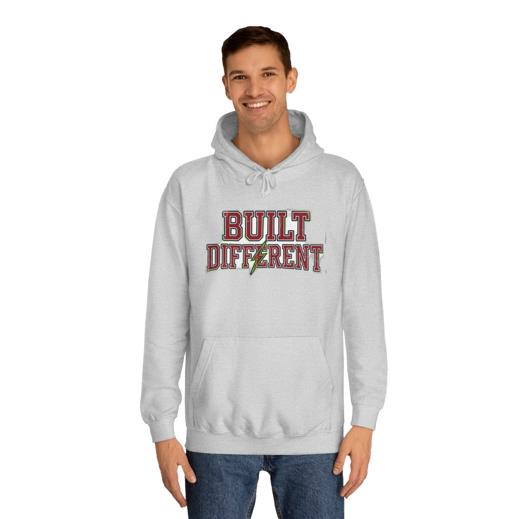 Built Different Retro Sports Graphic Tee — Hoodie