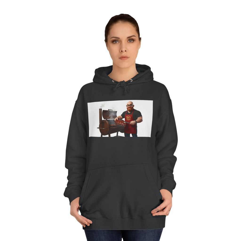 Unc's Table Smoker Ribs Vintage Illustration — Hoodie