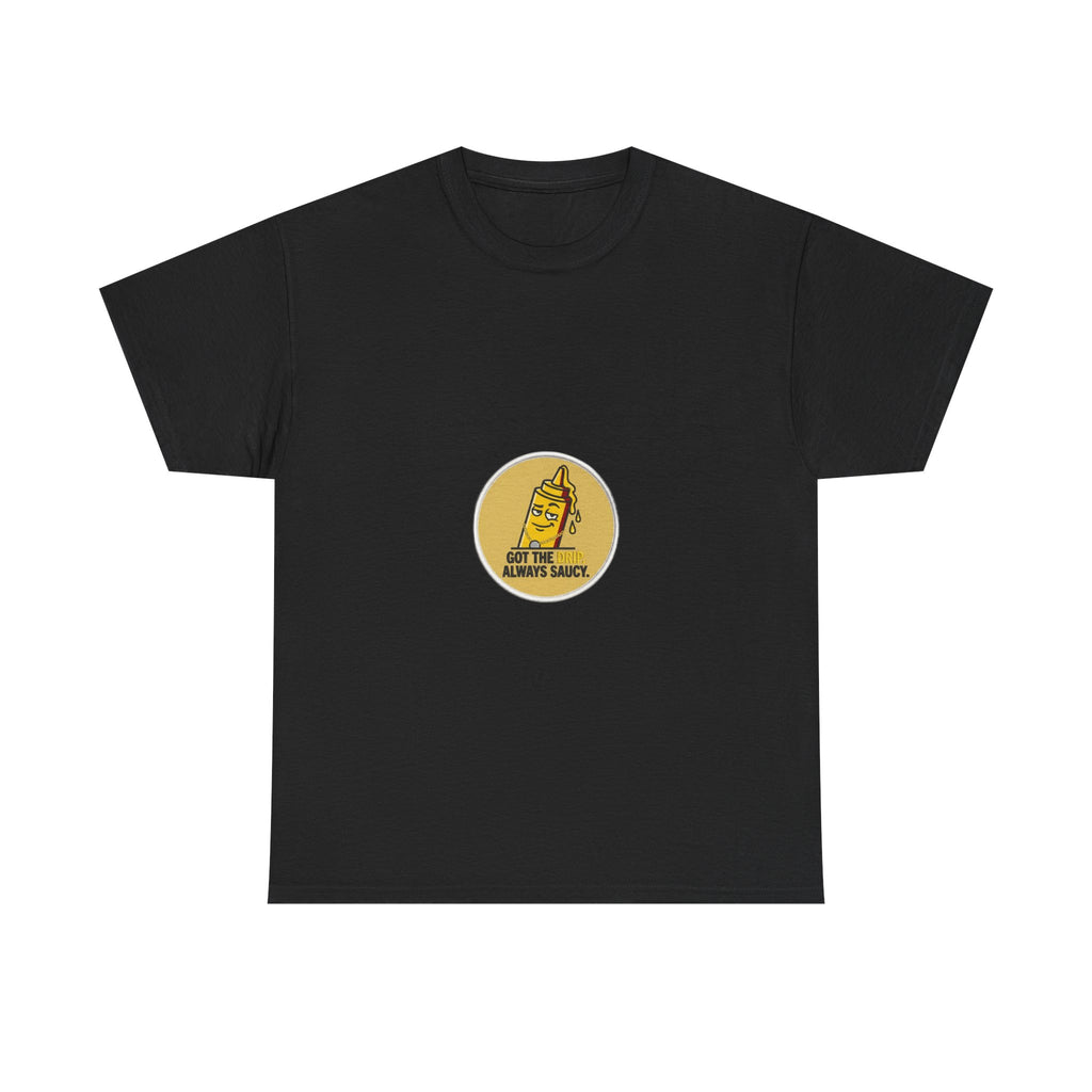 Unc's Table Mustarrdd Bottle Got The Drip Patch — T-Shirt