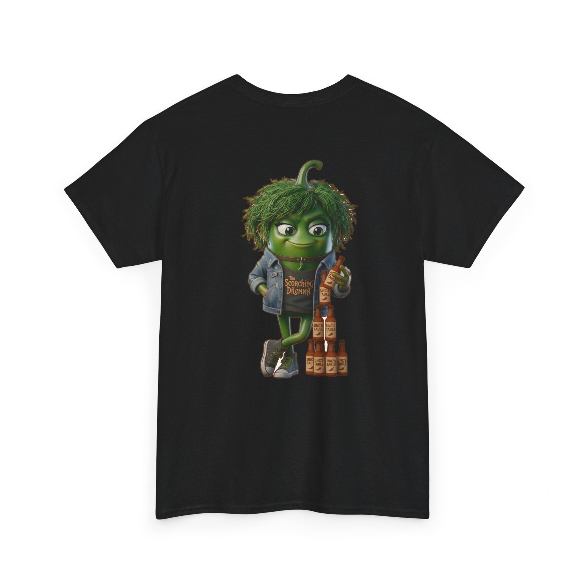 Unc's Table Jalapeno Dill Sauce Stack Vintage Tee — T-Shirt