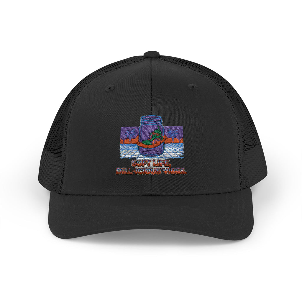 Unc's Table: Dill-icious Vibes Vaporwave Tee — Snapback