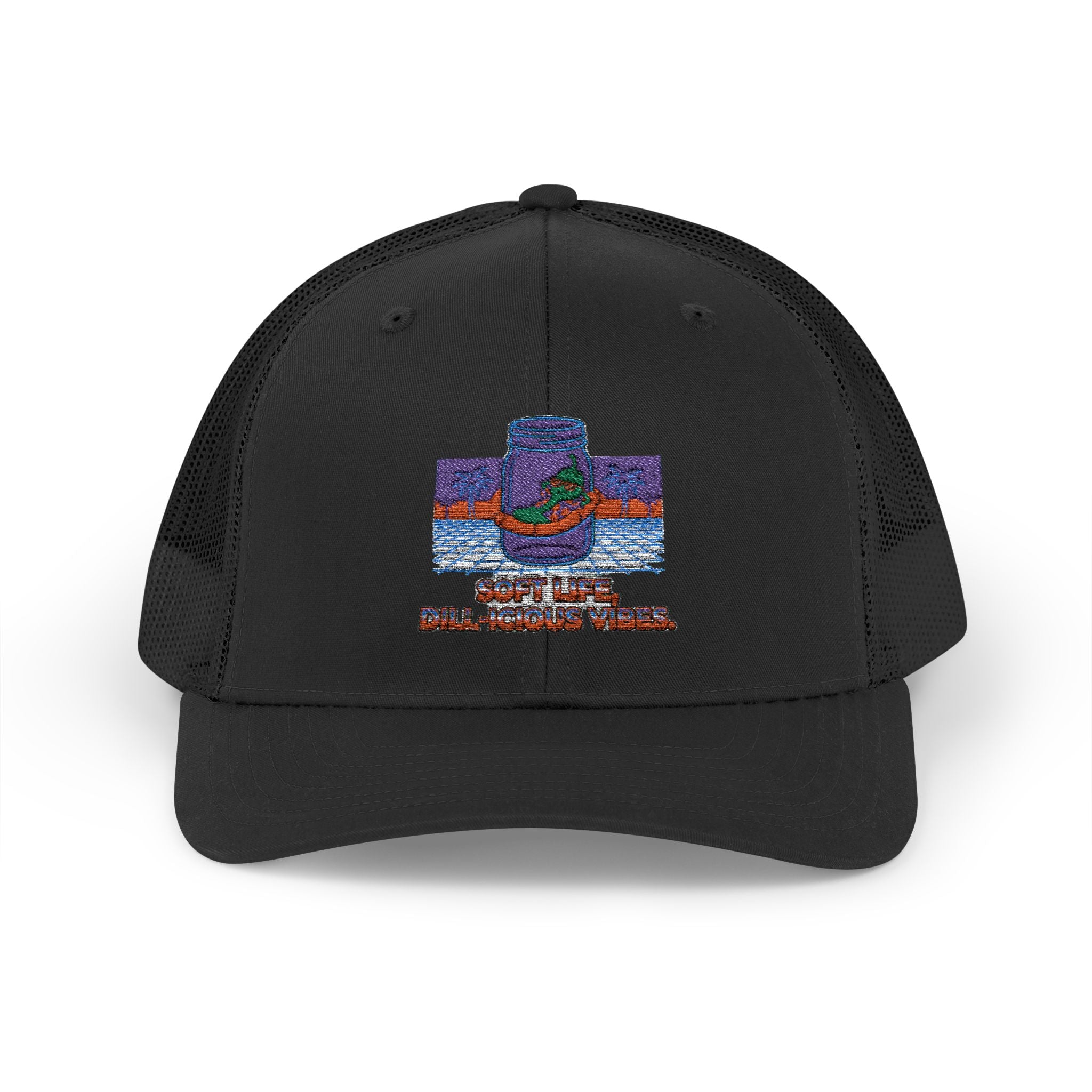 Unc's Table: Dill-icious Vibes Vaporwave Tee — Snapback