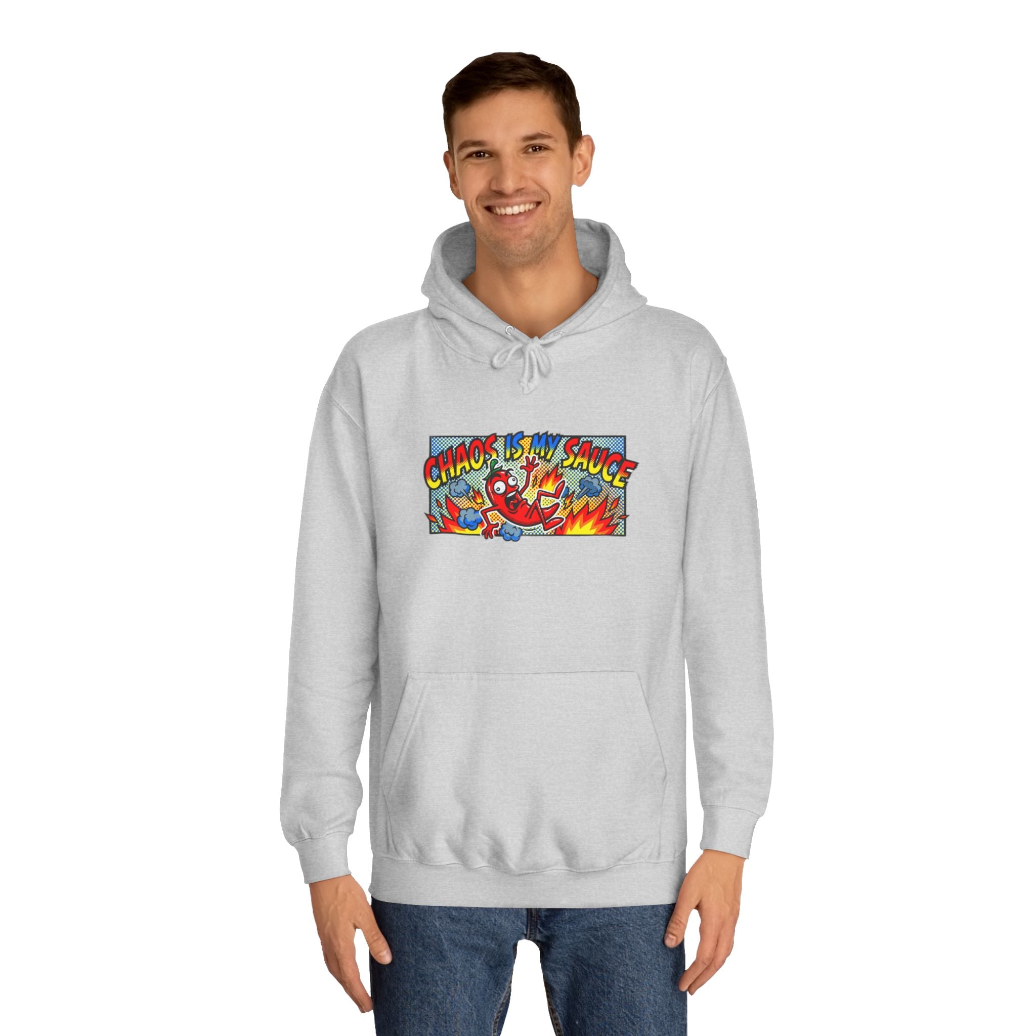 Unc's Table: Chaos Is My Sauce Comic Tee — Hoodie