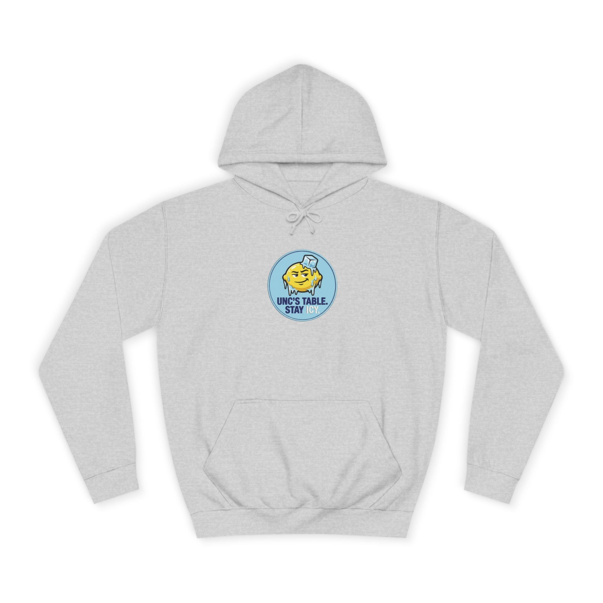 Unc's Table: Stay Icy Embroidered Patch Design — Hoodie