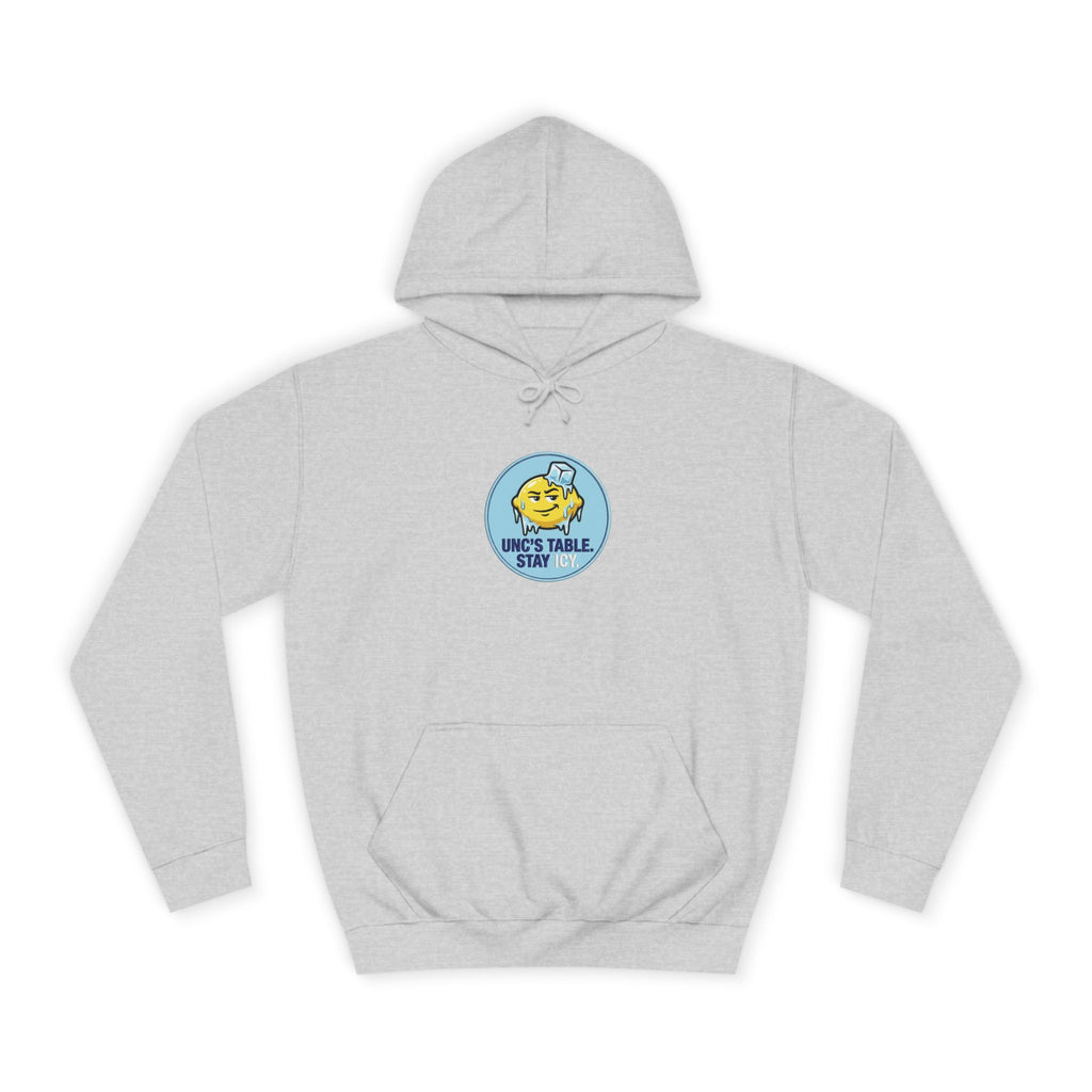 Unc's Table: Stay Icy Embroidered Patch Design — Hoodie