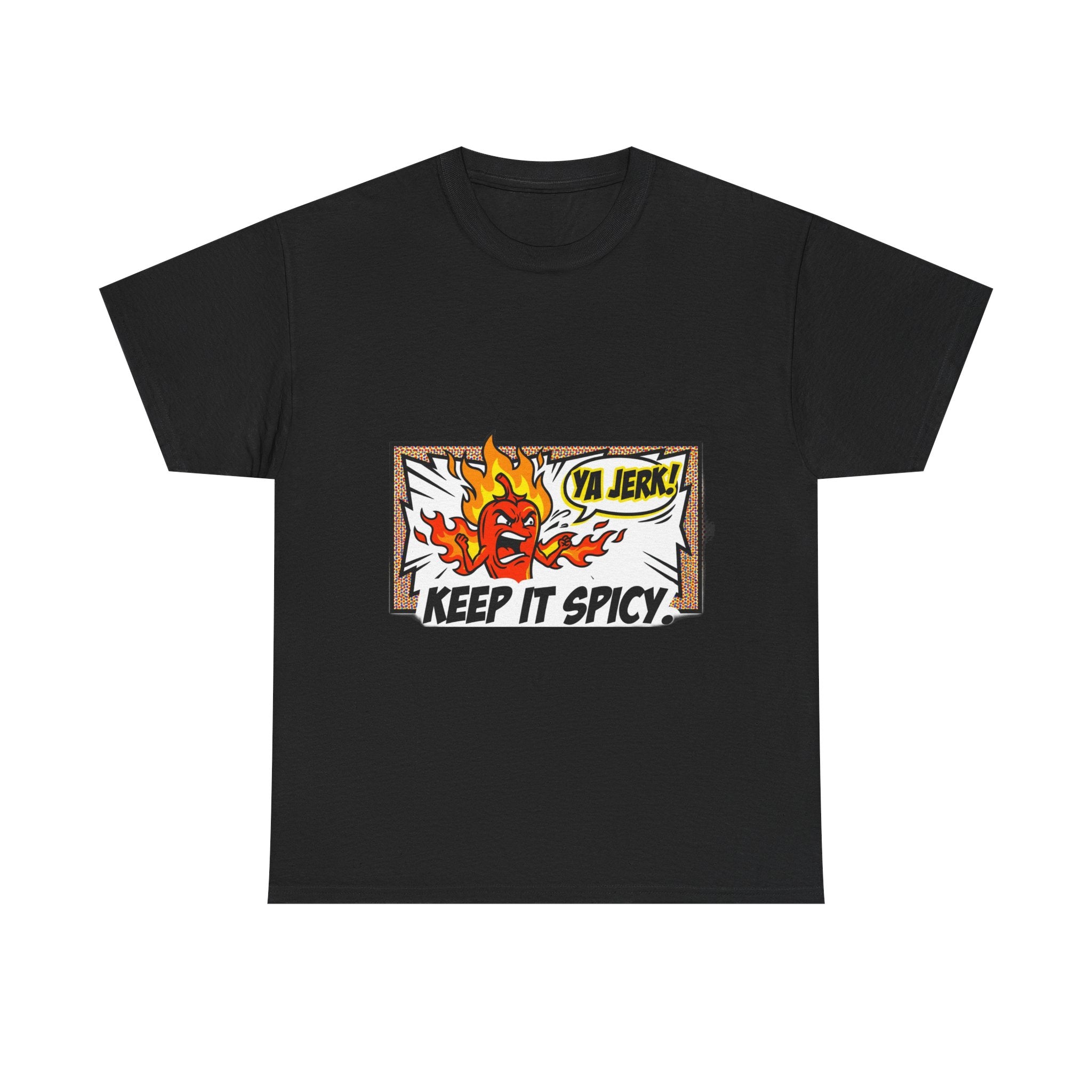 Unc's Table Ya Jerk Keep It Spicy Comic Tee — T-Shirt