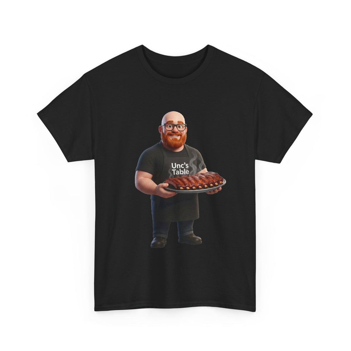 Unc's Table BBQ Ribs Masterpiece Tee — T-Shirt