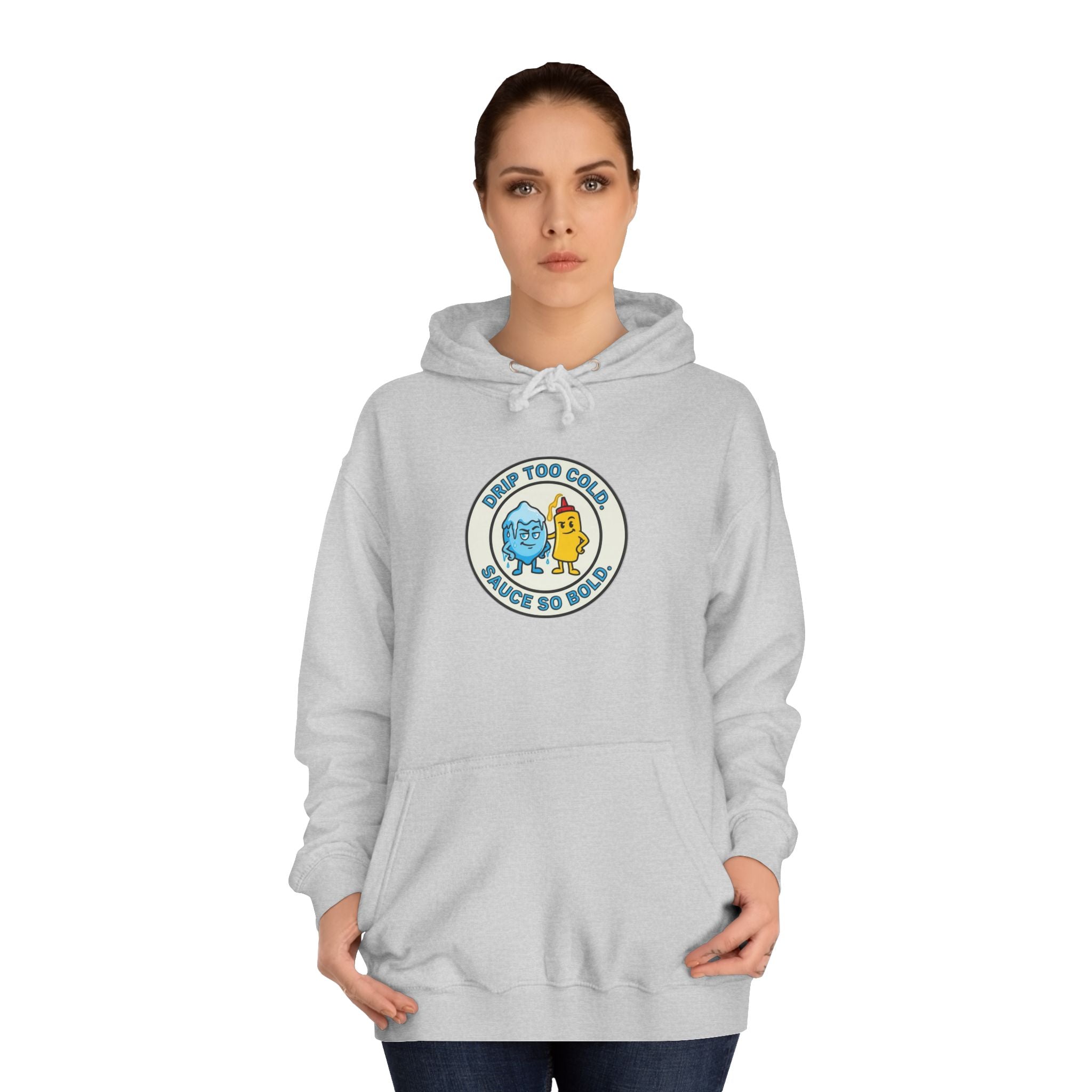 Unc's Table: Drip Too Cold Patch Logo — Hoodie