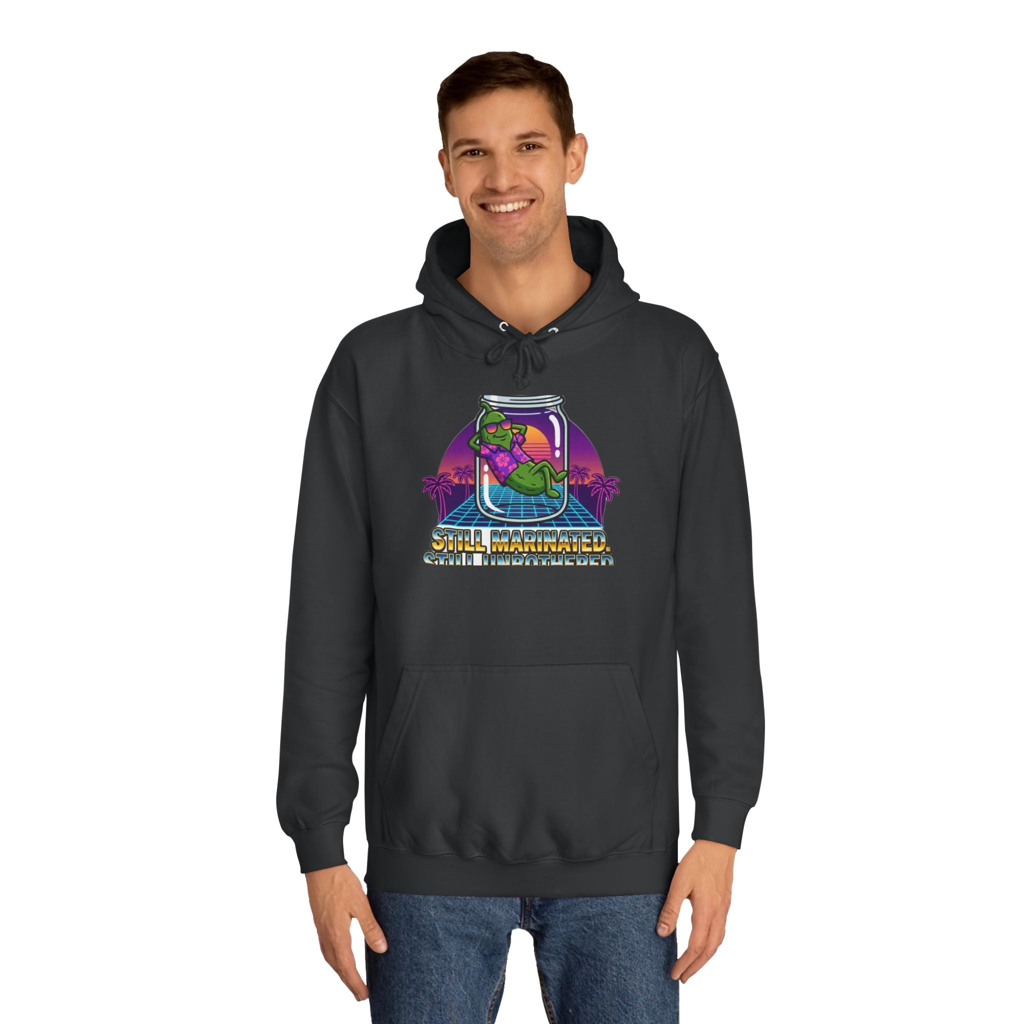 Unc's Table: Marinated & Unbothered Vaporwave Tee — Hoodie
