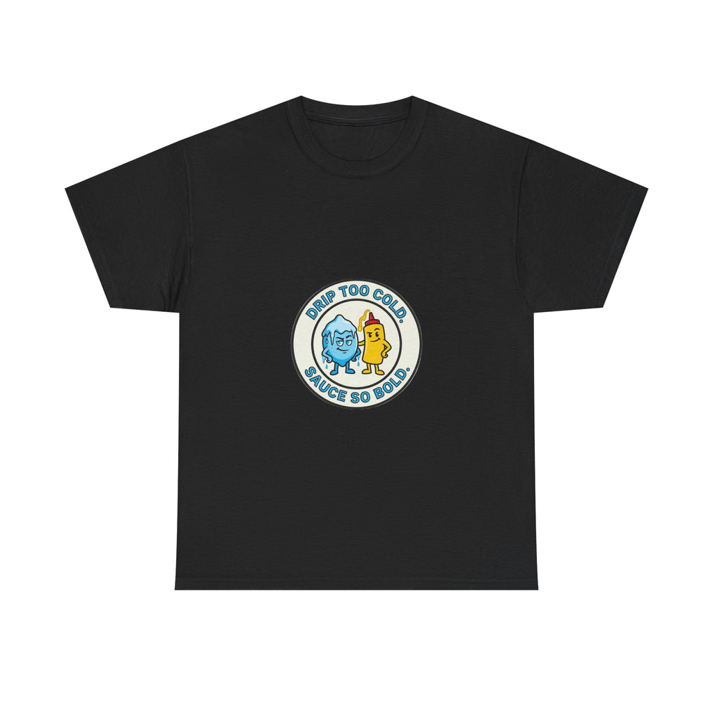 Unc's Table: Drip Too Cold Patch Logo — T-Shirt