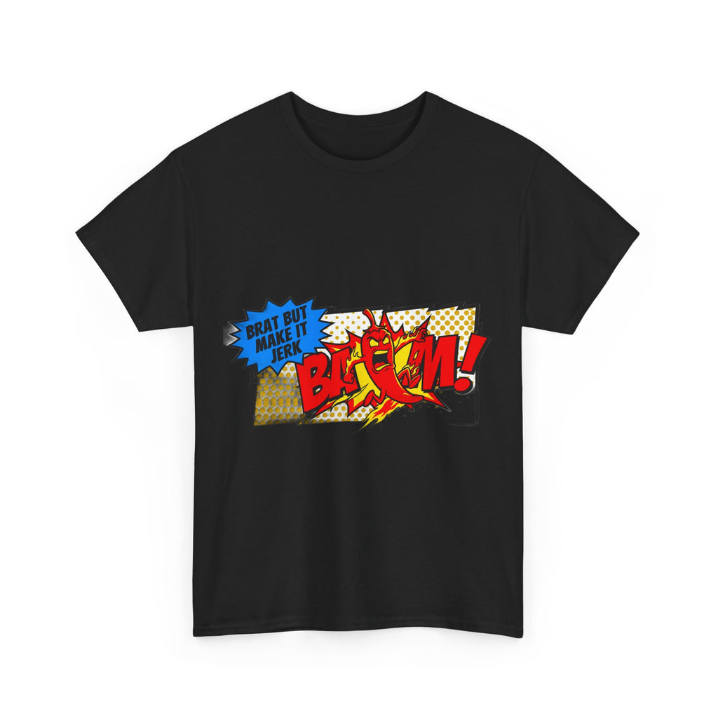 Unc's Table: Brat But Make It Jerk Comic Tee — T-Shirt