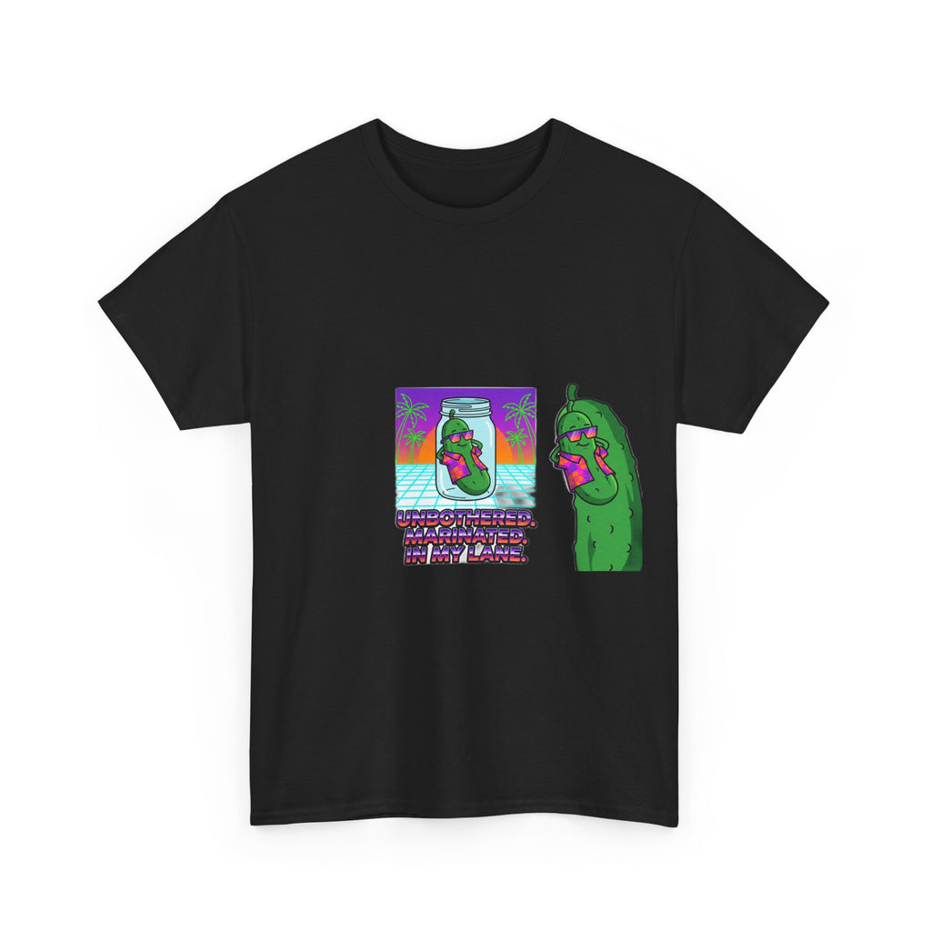 Unc's Table: Marinated & Unbothered Vaporwave Tee — T-Shirt