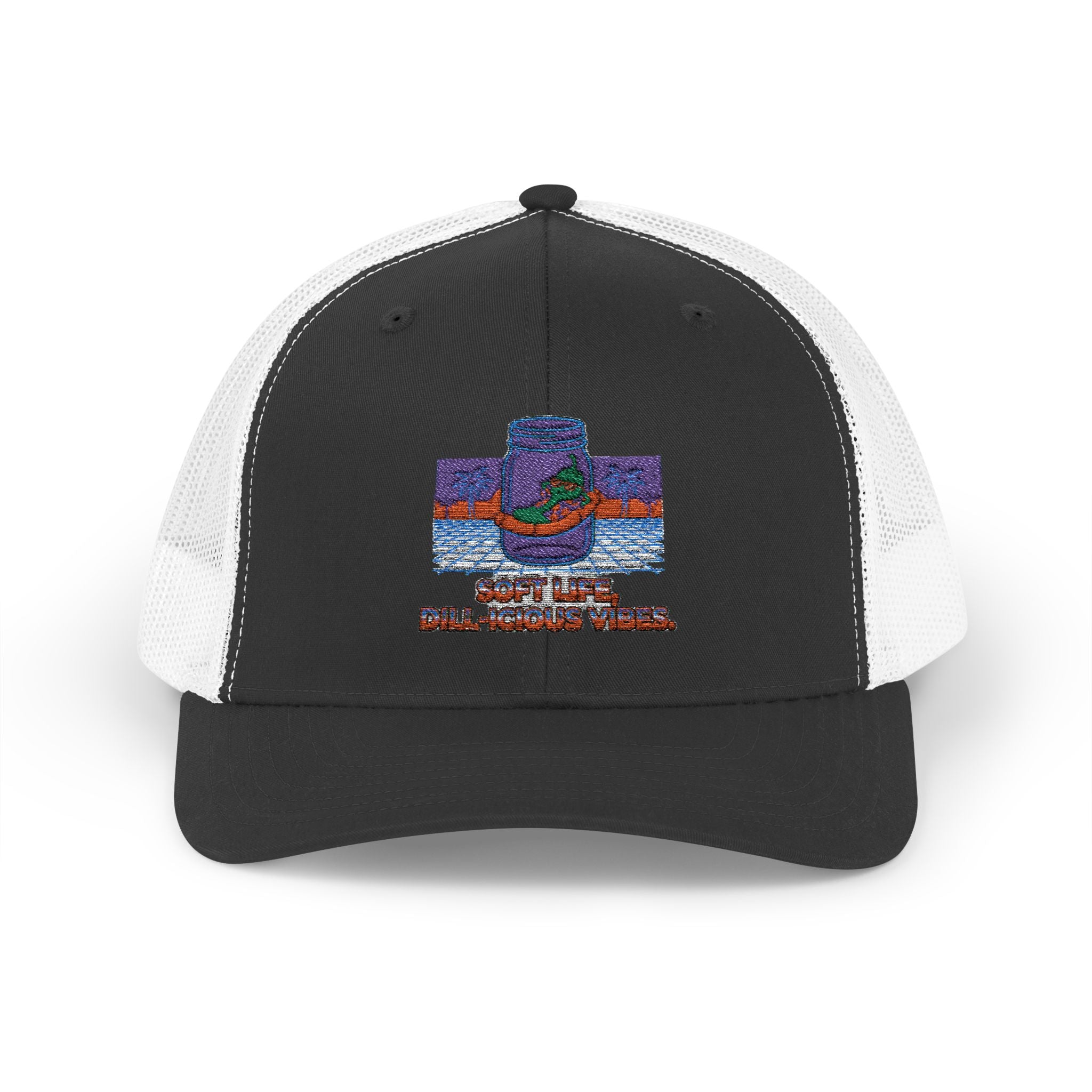 Unc's Table: Dill-icious Vibes Vaporwave Tee — Snapback