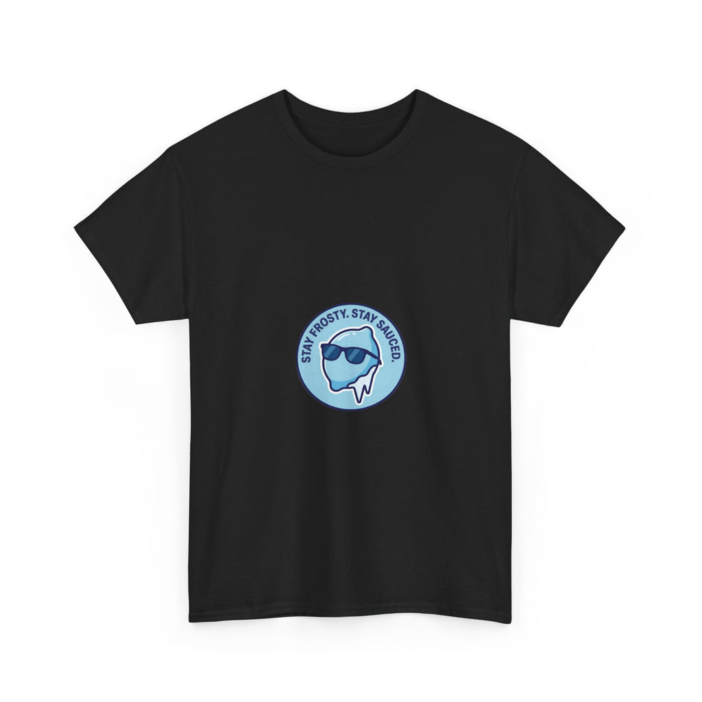 Unc's Table: Stay Frosty Stay Sauced Patch Tee — T-Shirt
