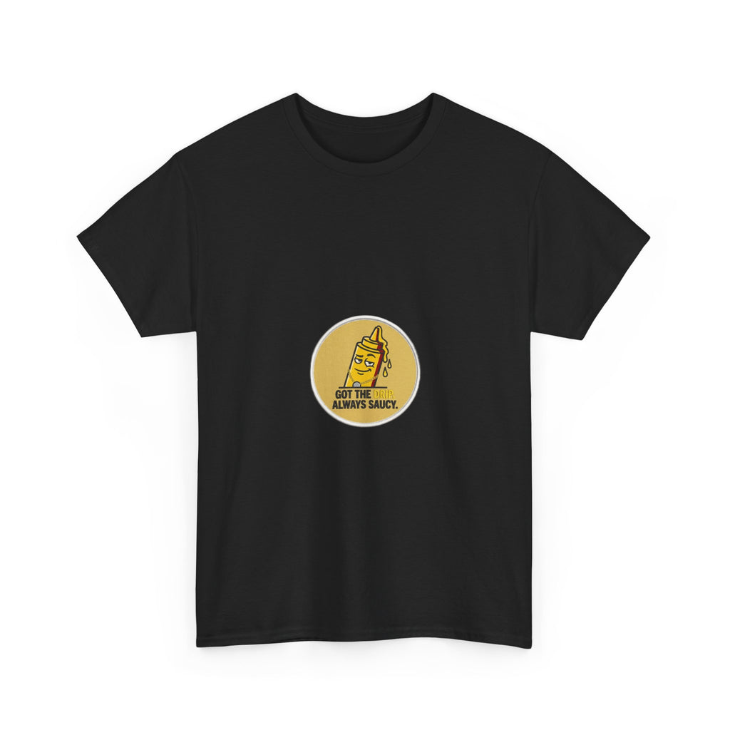 Unc's Table Mustarrdd Bottle Got The Drip Patch — T-Shirt