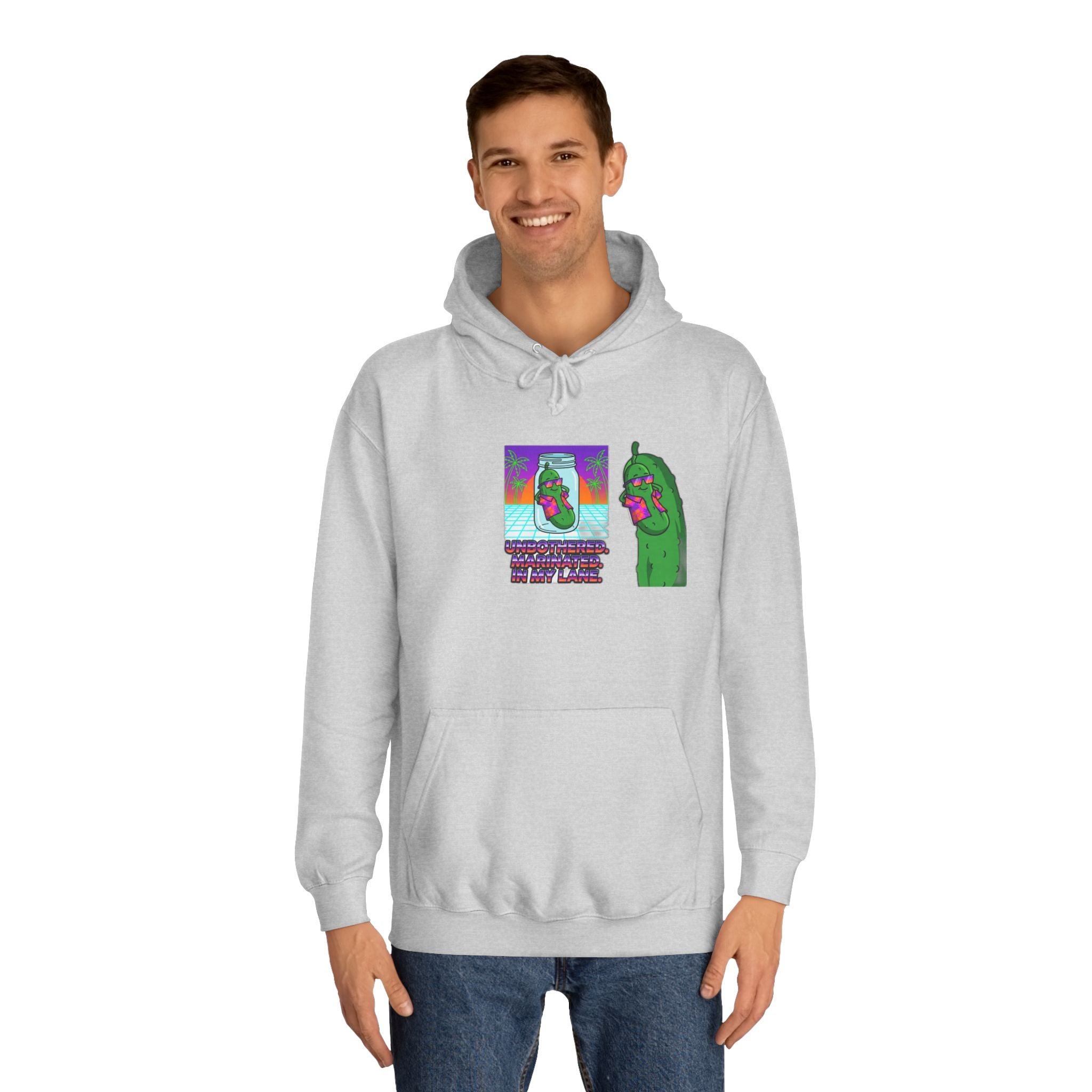 Unc's Table: Marinated & Unbothered Vaporwave Tee — Hoodie