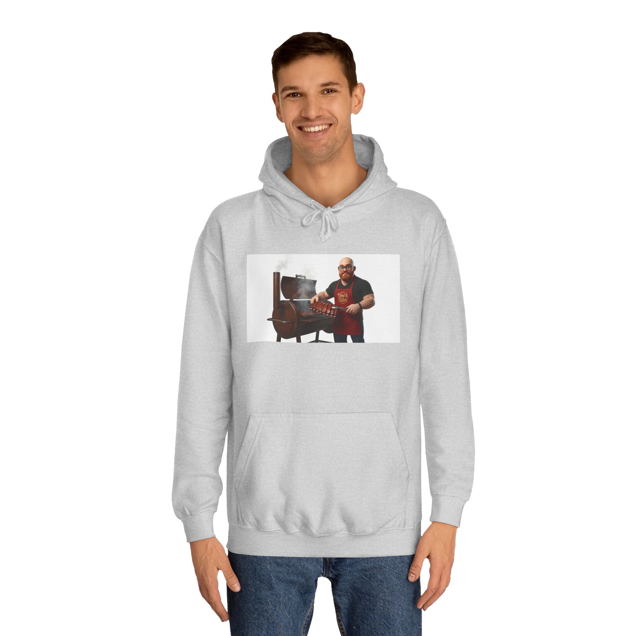 Unc's Table Smoker Ribs Vintage Illustration — Hoodie