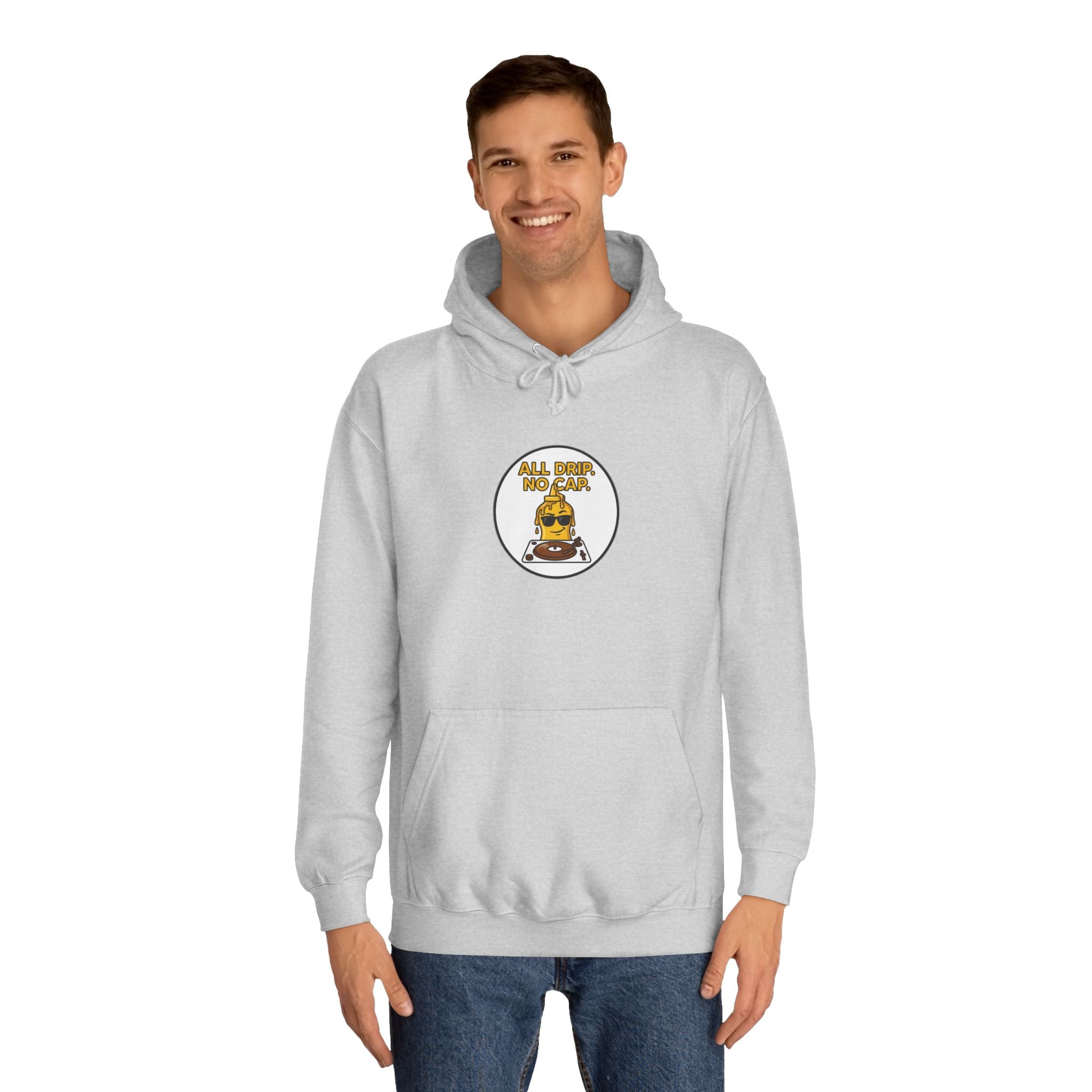 Unc's Table: All Drip No Cap Mustarrdd Patch — Hoodie