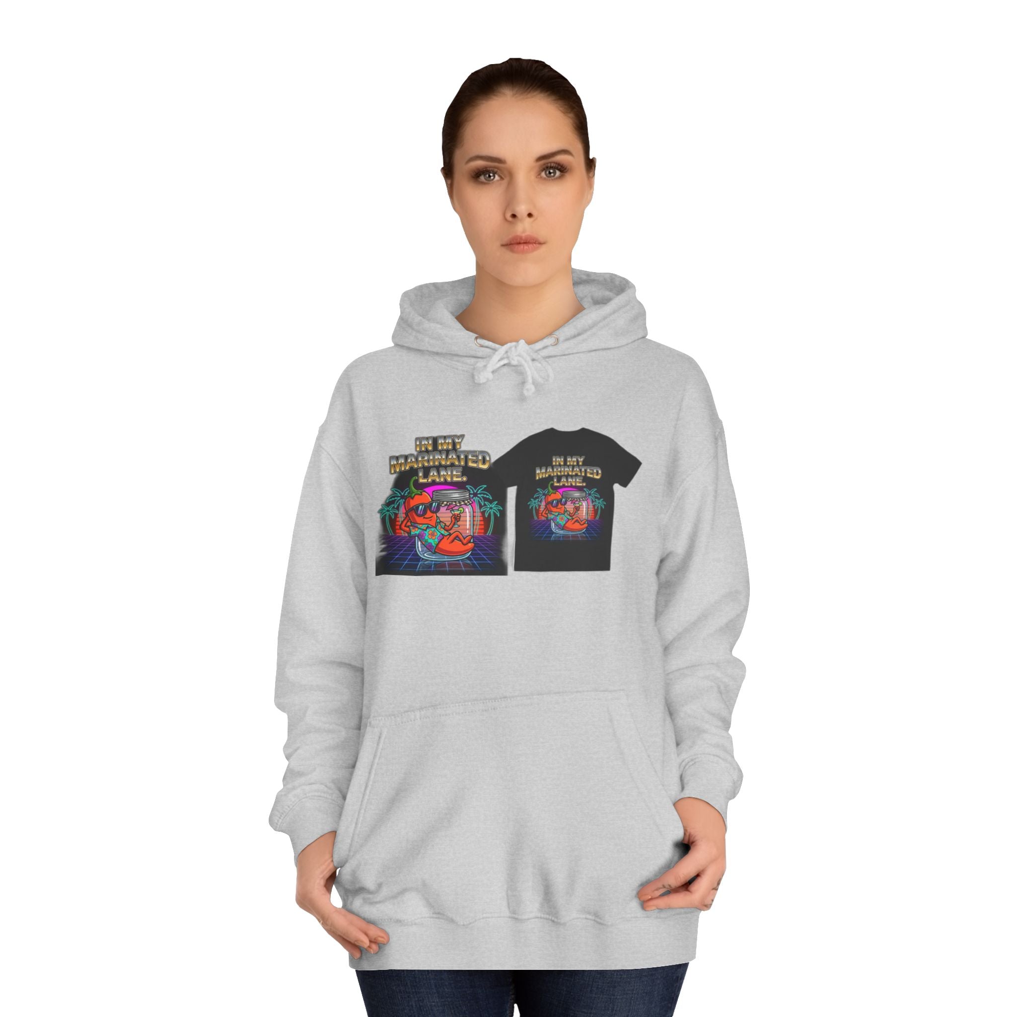 Unc's Table Jalapeno Dill Vaporwave Merch — Hoodie