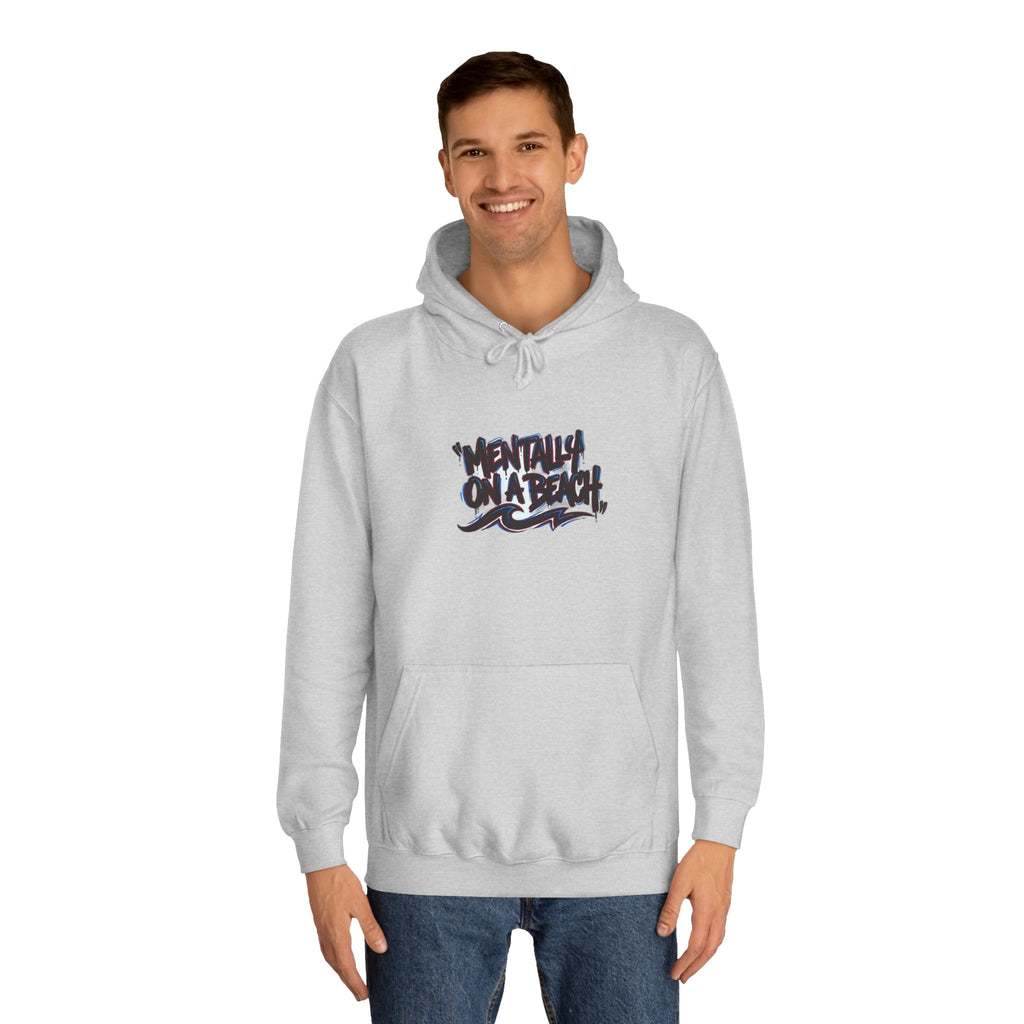 Mentally On A Beach Viral Meme Tee — Hoodie