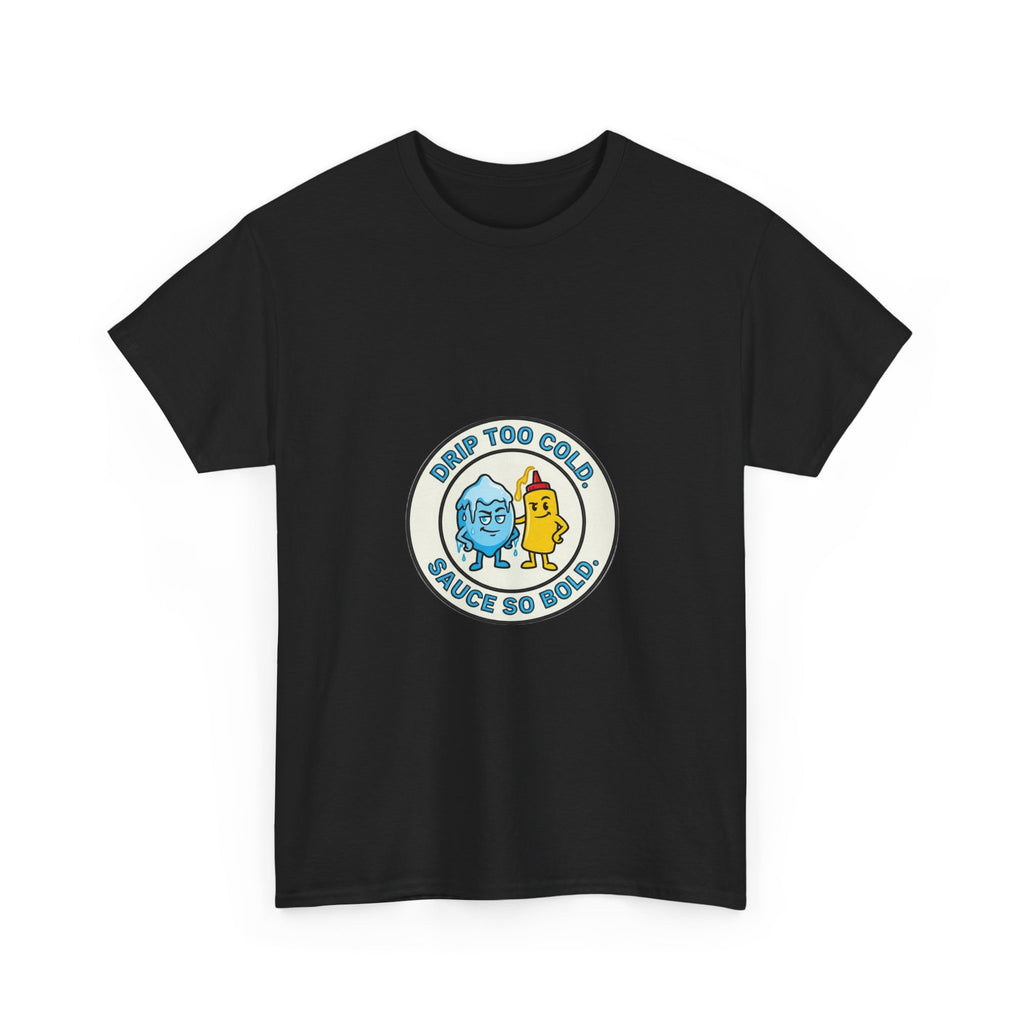 Unc's Table: Drip Too Cold Patch Logo — T-Shirt