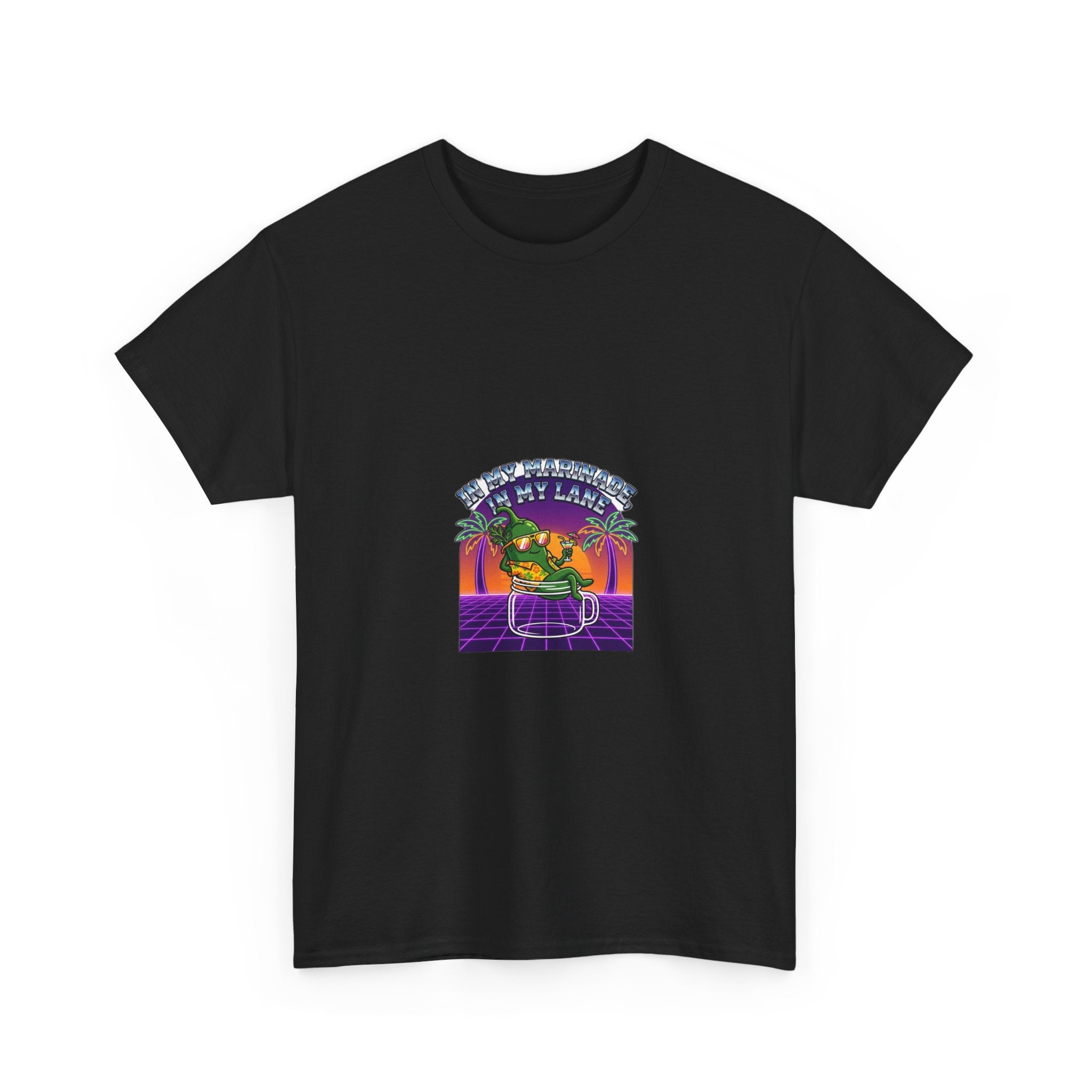 Unc's Table Jalapeno Dill "In My Lane" Vaporwave Tee — T-Shirt