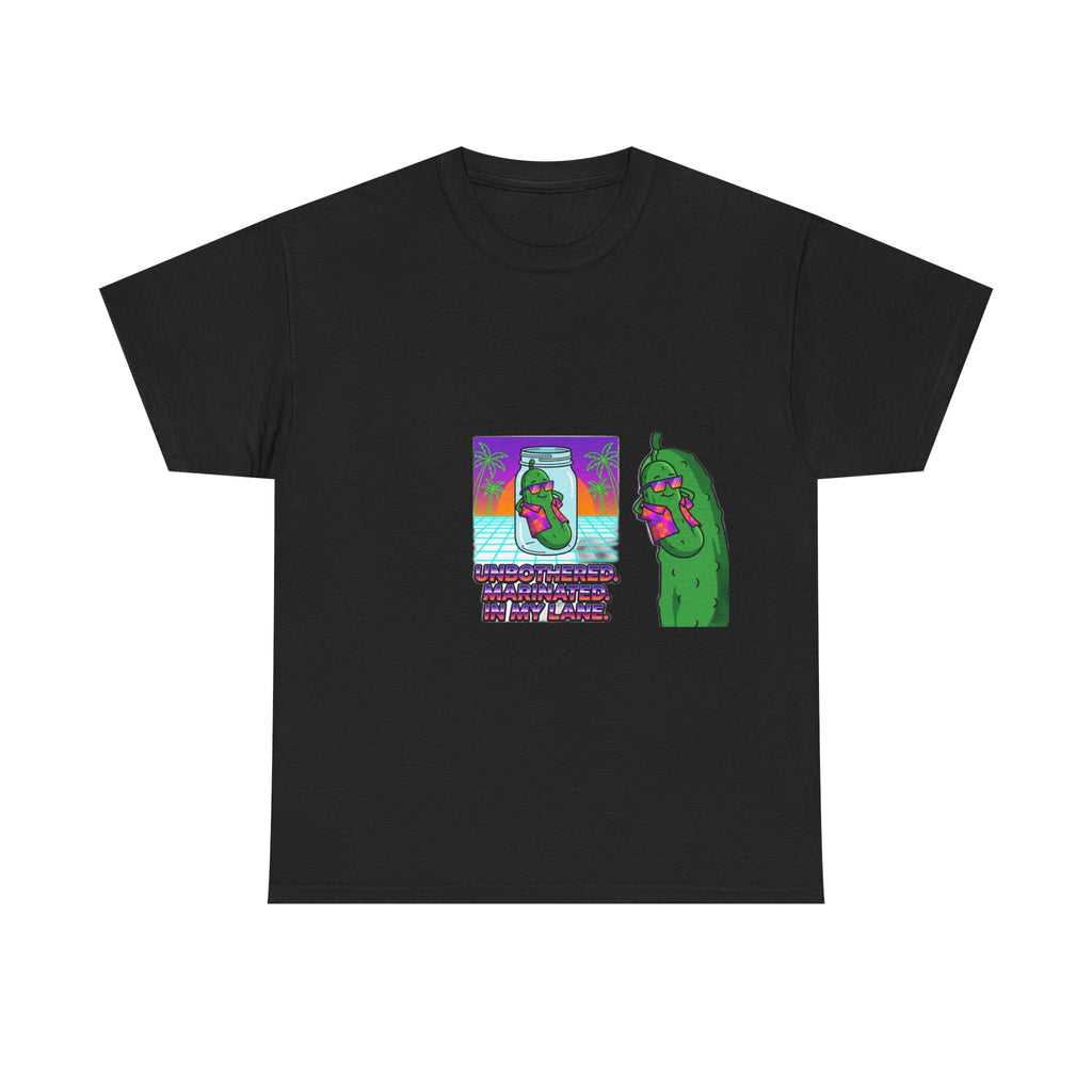 Unc's Table: Marinated & Unbothered Vaporwave Tee — T-Shirt