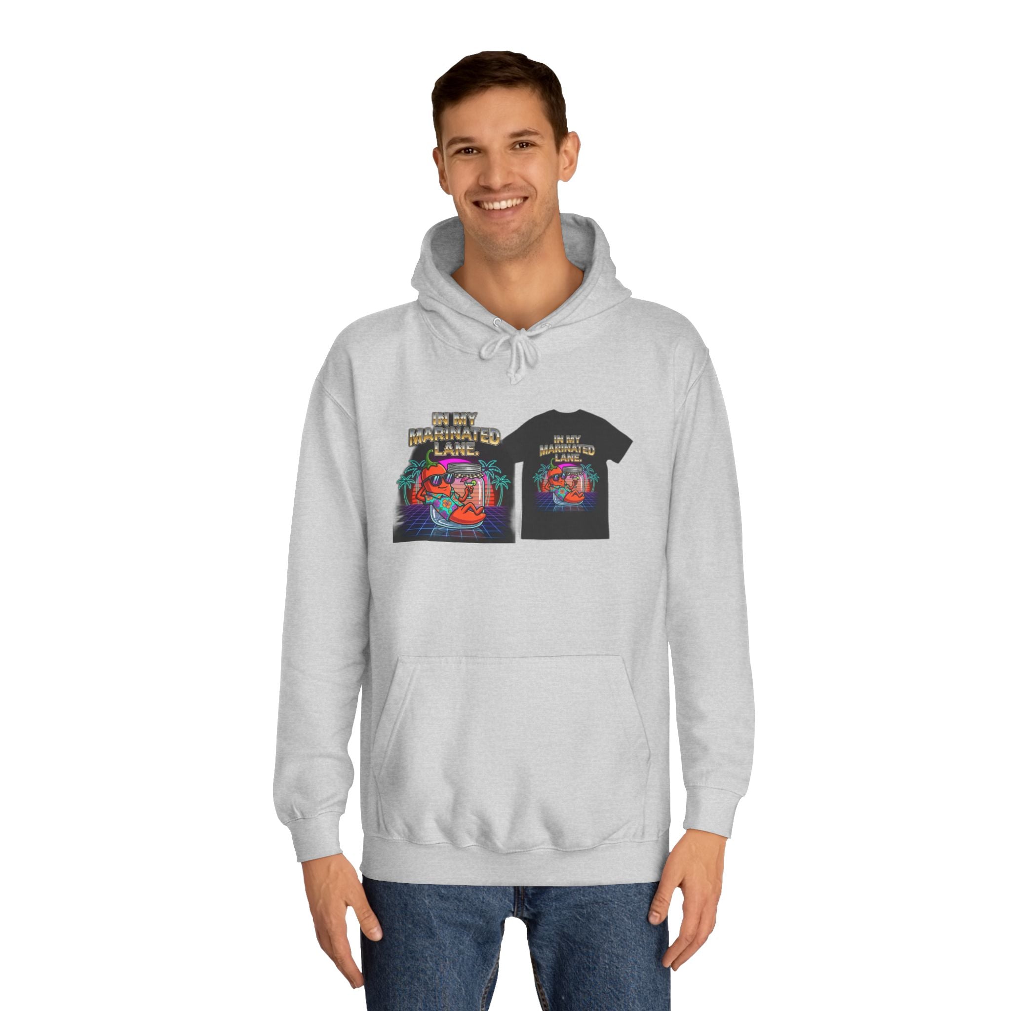 Unc's Table Jalapeno Dill Vaporwave Merch — Hoodie