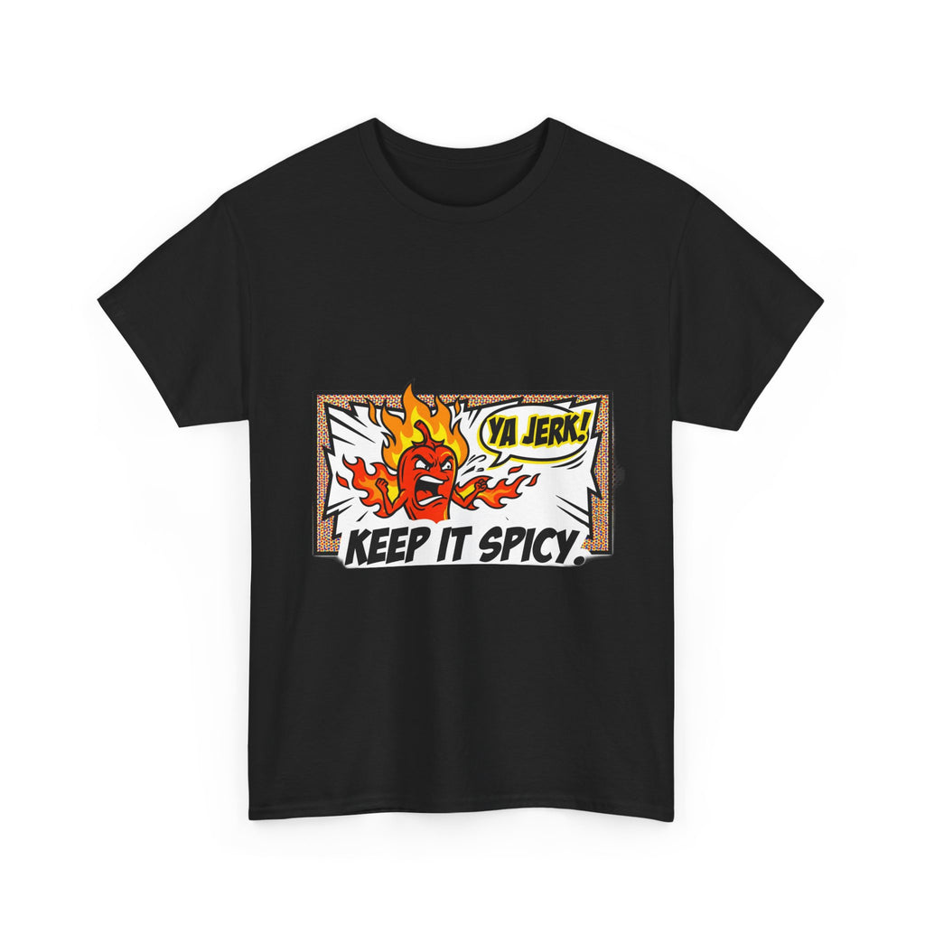 Unc's Table Ya Jerk Keep It Spicy Comic Tee — T-Shirt
