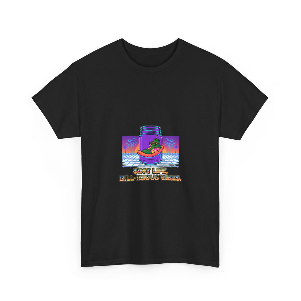 Unc's Table: Dill-icious Vibes Vaporwave Tee — T-Shirt