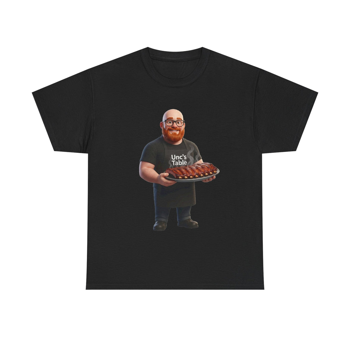 Unc's Table BBQ Ribs Masterpiece Tee — T-Shirt