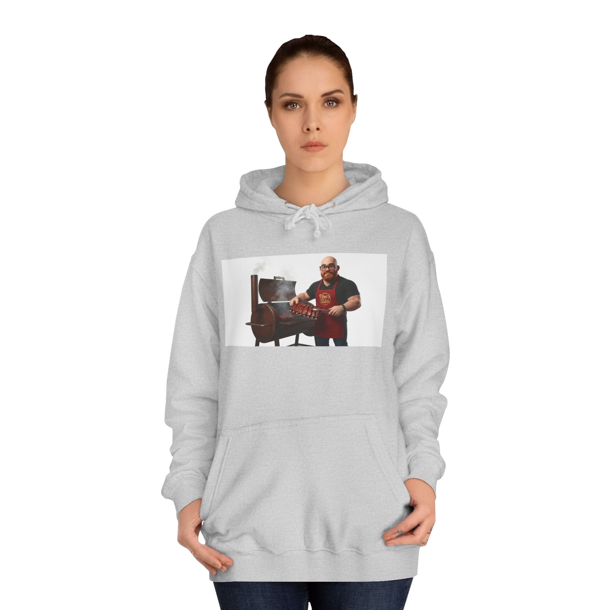 Unc's Table Smoker Ribs Vintage Illustration — Hoodie