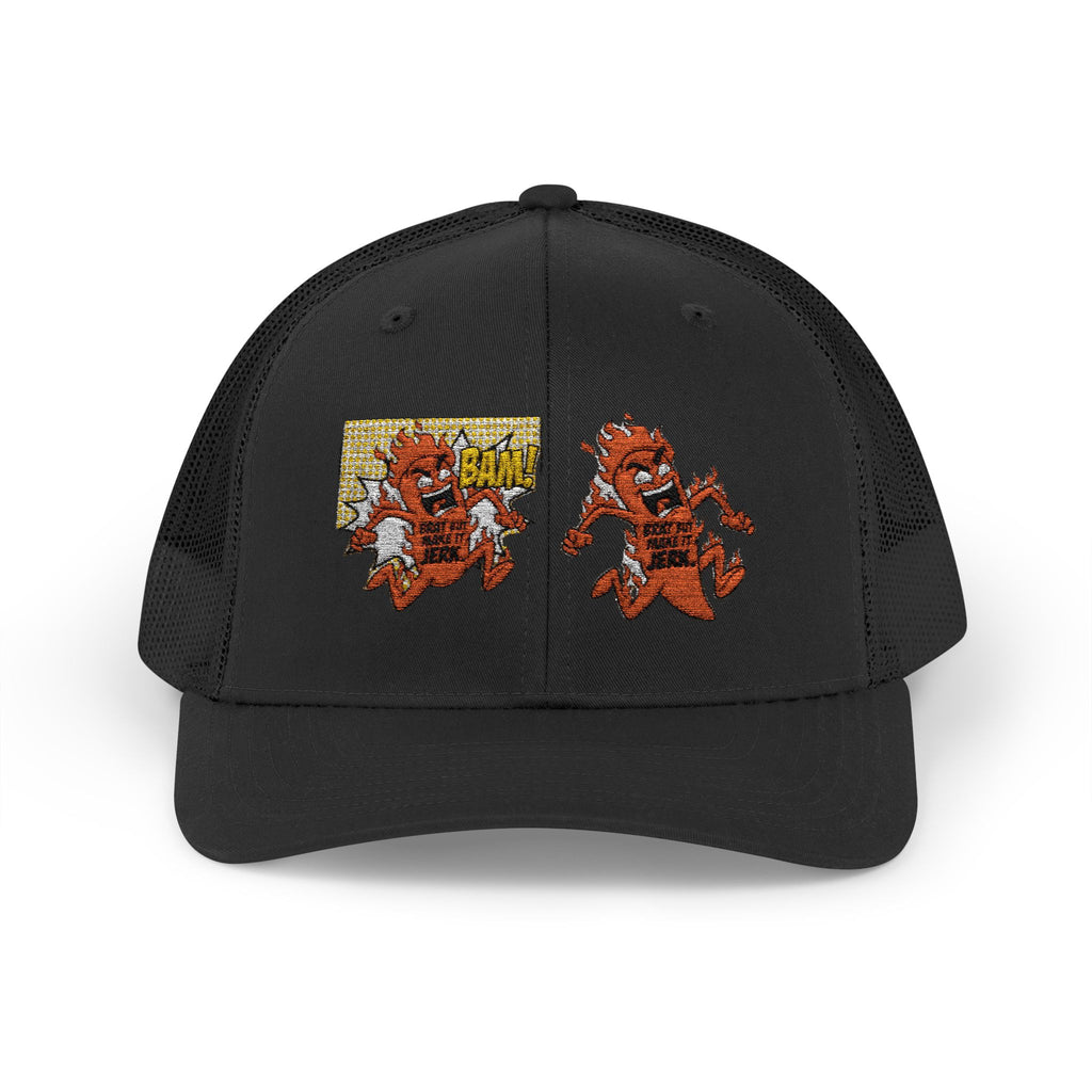 Unc's Table Ya Jerk Pepper Brat Comic Tee — Snapback