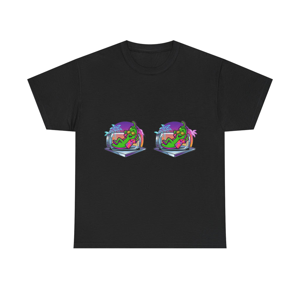Unc's Table: Marinated & Unbothered Vaporwave — T-Shirt