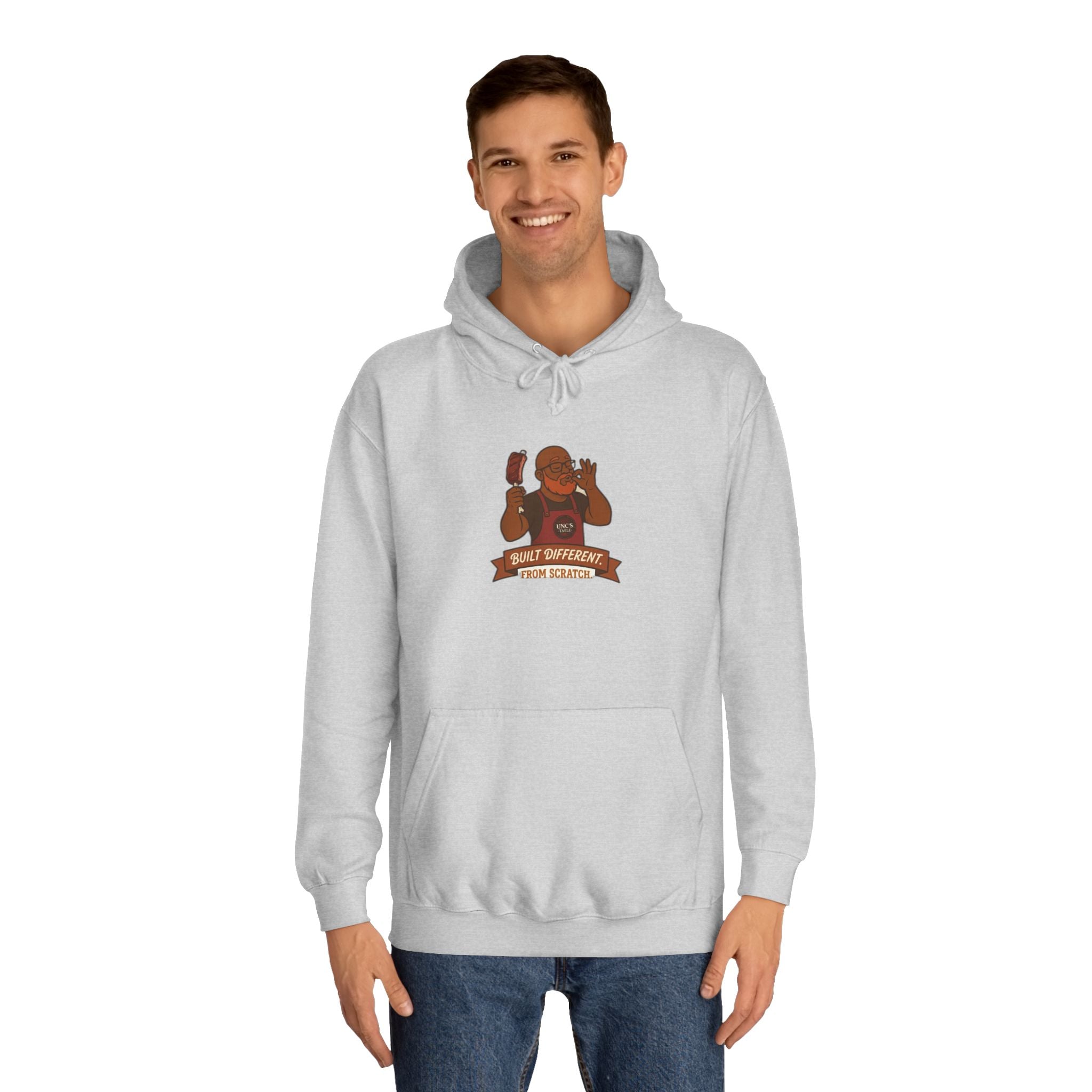 Unc's Table: Built Different From Scratch Tee — Hoodie