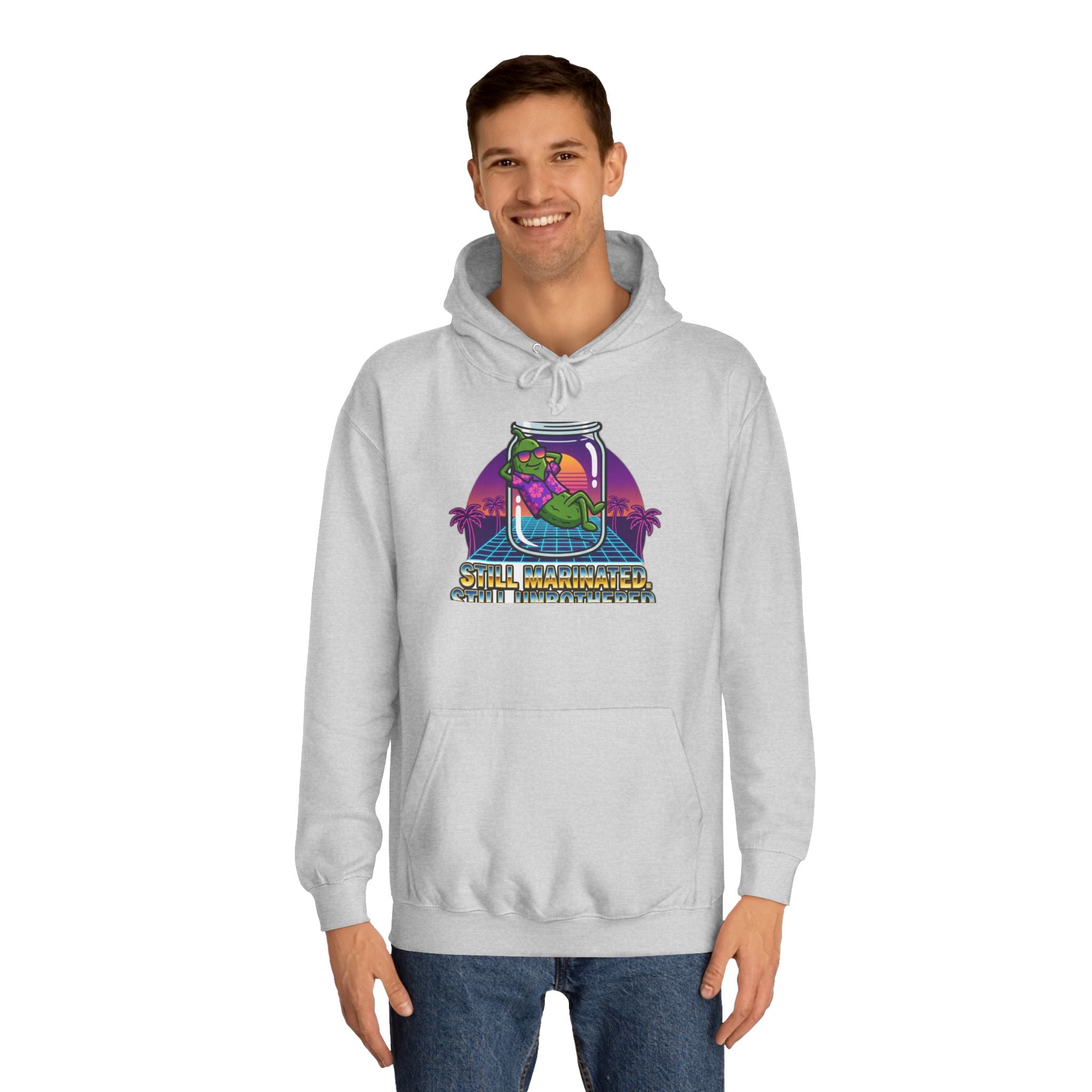 Unc's Table: Marinated & Unbothered Vaporwave Tee — Hoodie