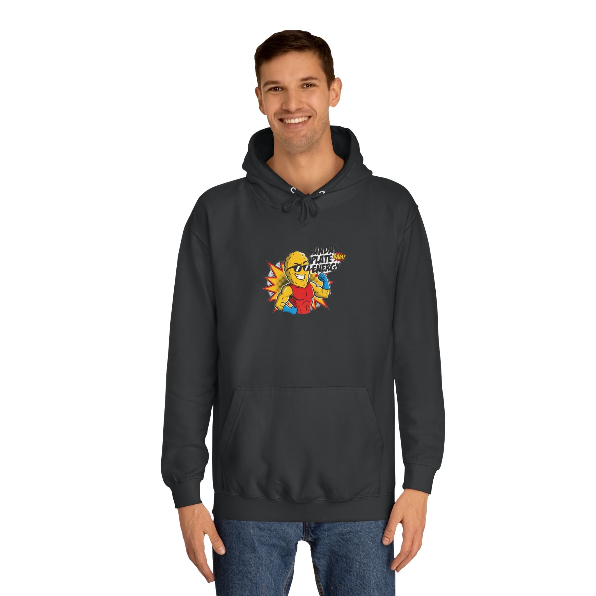 Unc's Table Sunday Plate Energy Comic Tee — Hoodie