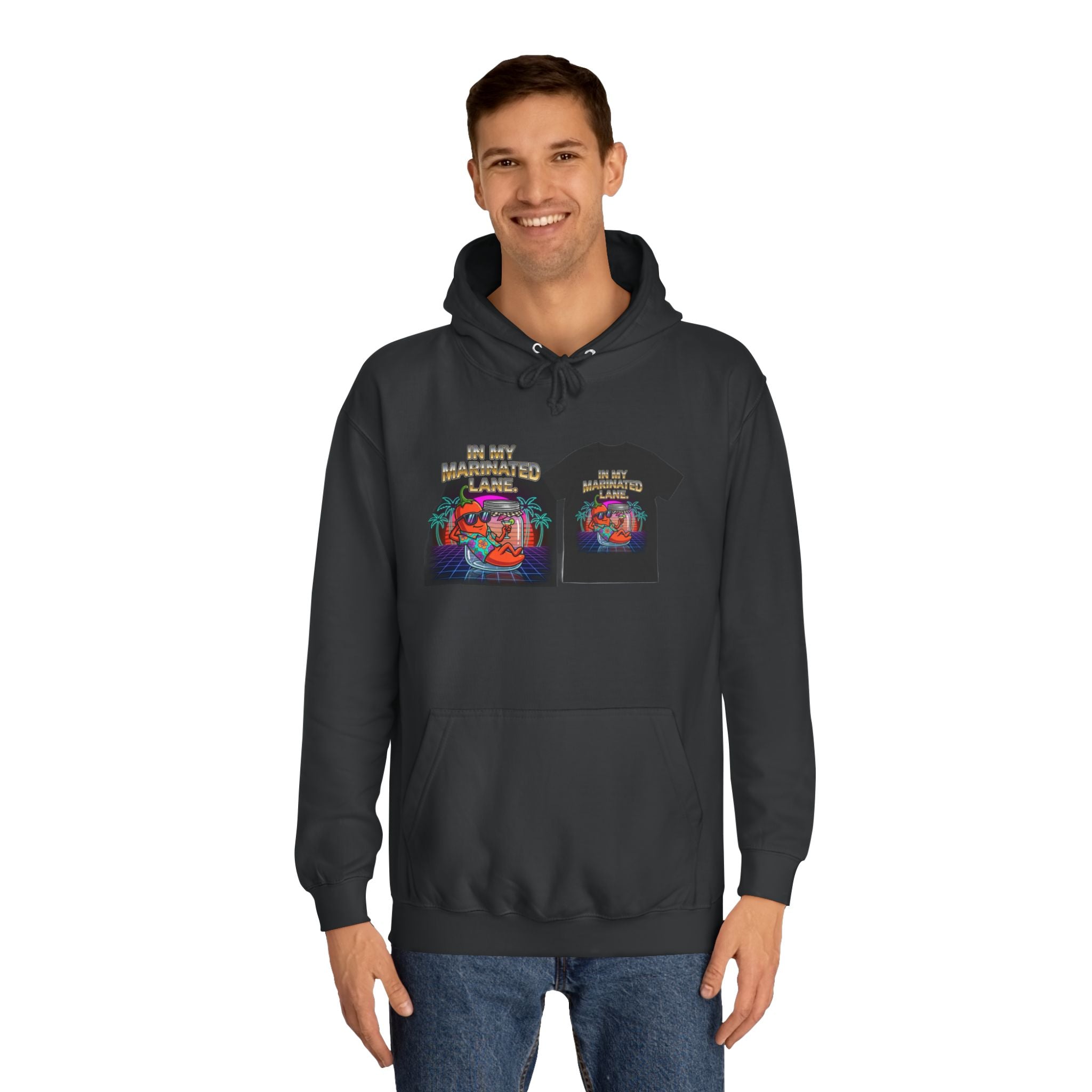 Unc's Table Jalapeno Dill Vaporwave Merch — Hoodie