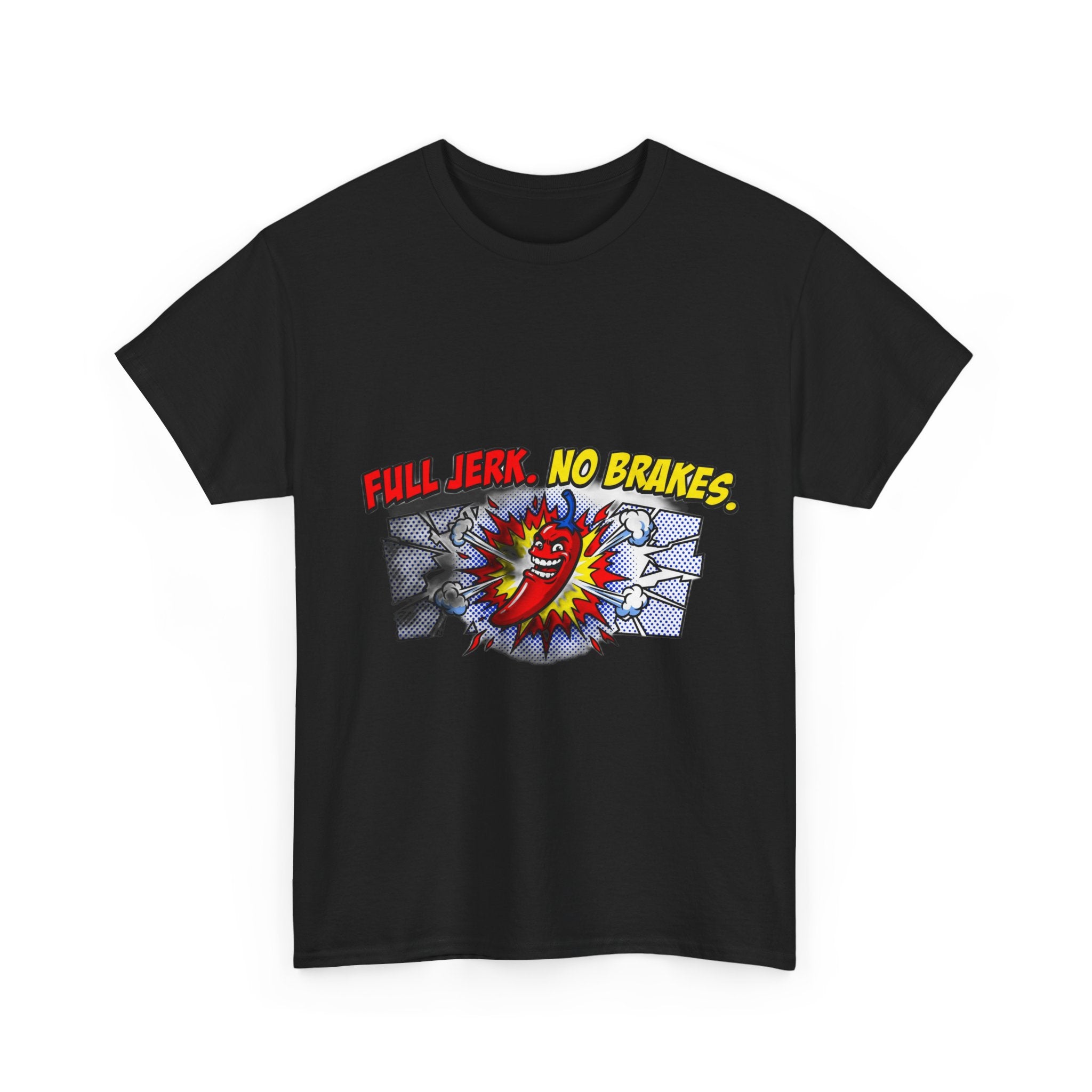 Unc's Table: Full Jerk No Brakes Comic Tee — T-Shirt