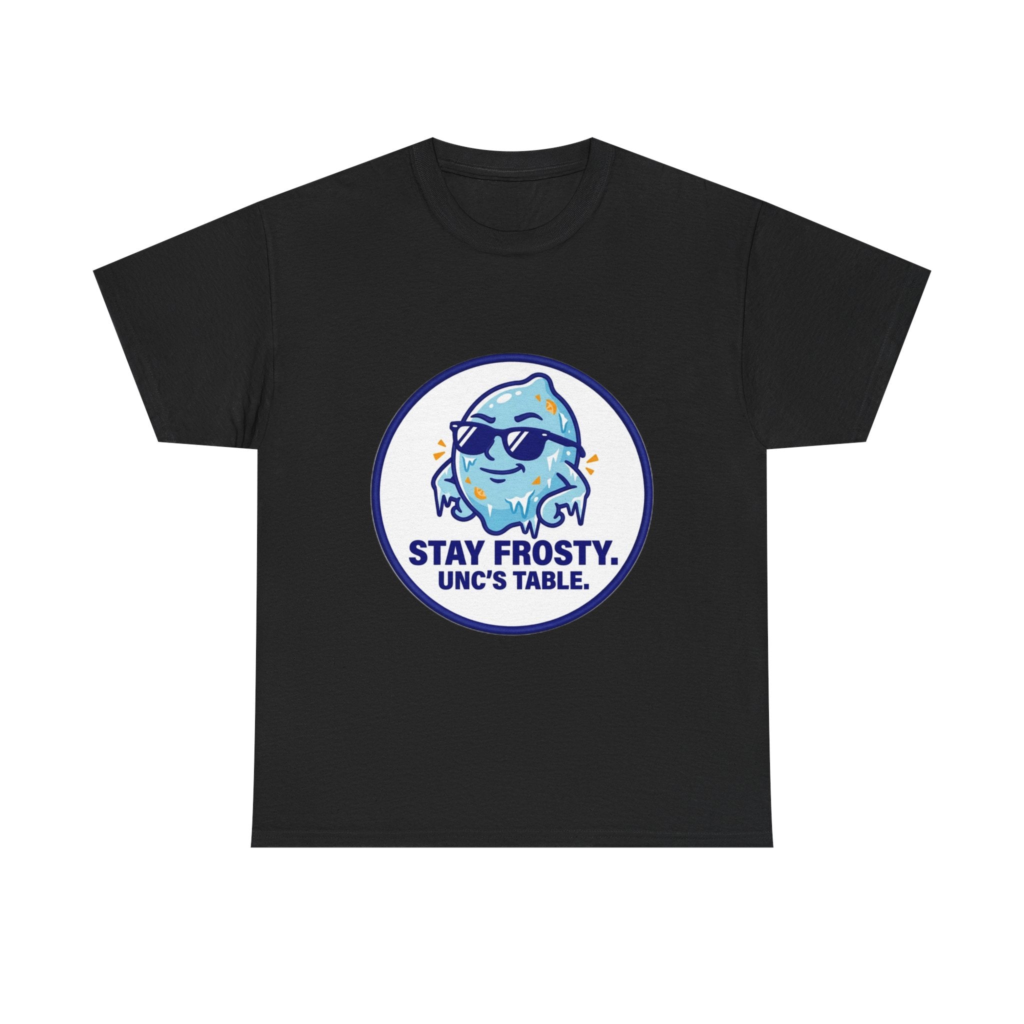 Unc's Table: Stay Frosty Lemon Patch Tee — T-Shirt
