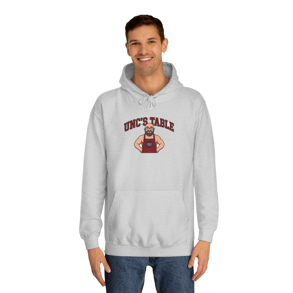 Unc's Table: Pitmaster Crew Varsity Tee — Hoodie