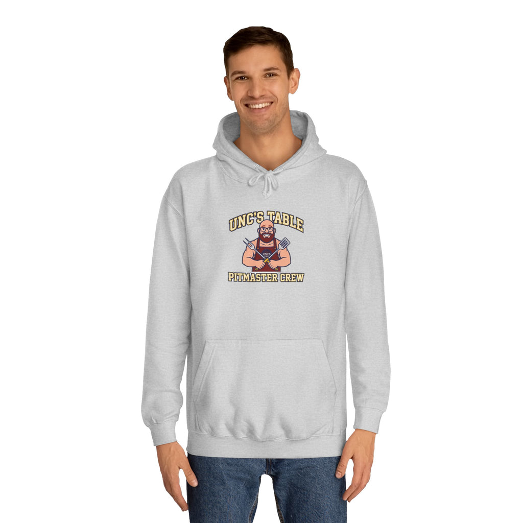 Unc's Table: Pitmaster Crew Varsity Tee — Hoodie