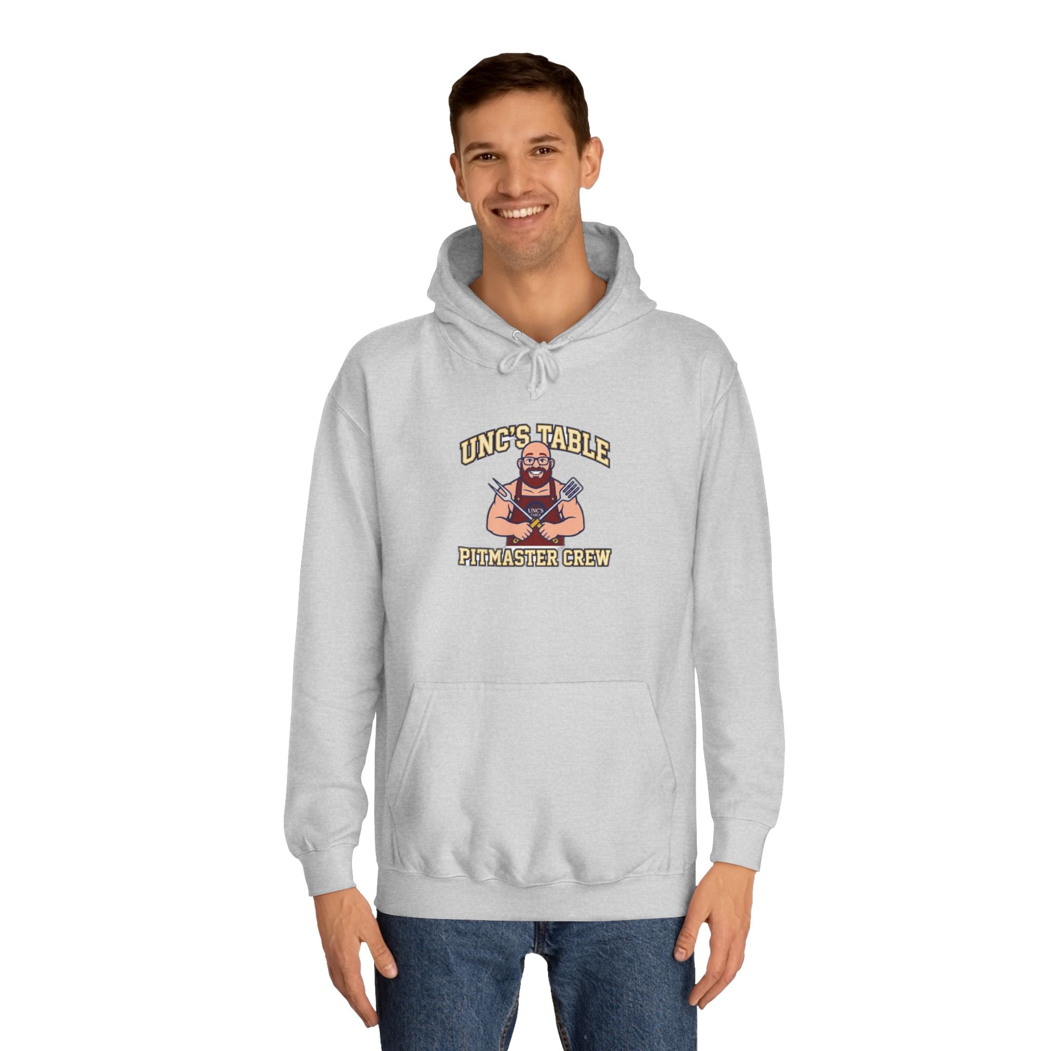 Unc's Table: Pitmaster Crew Varsity Tee — Hoodie