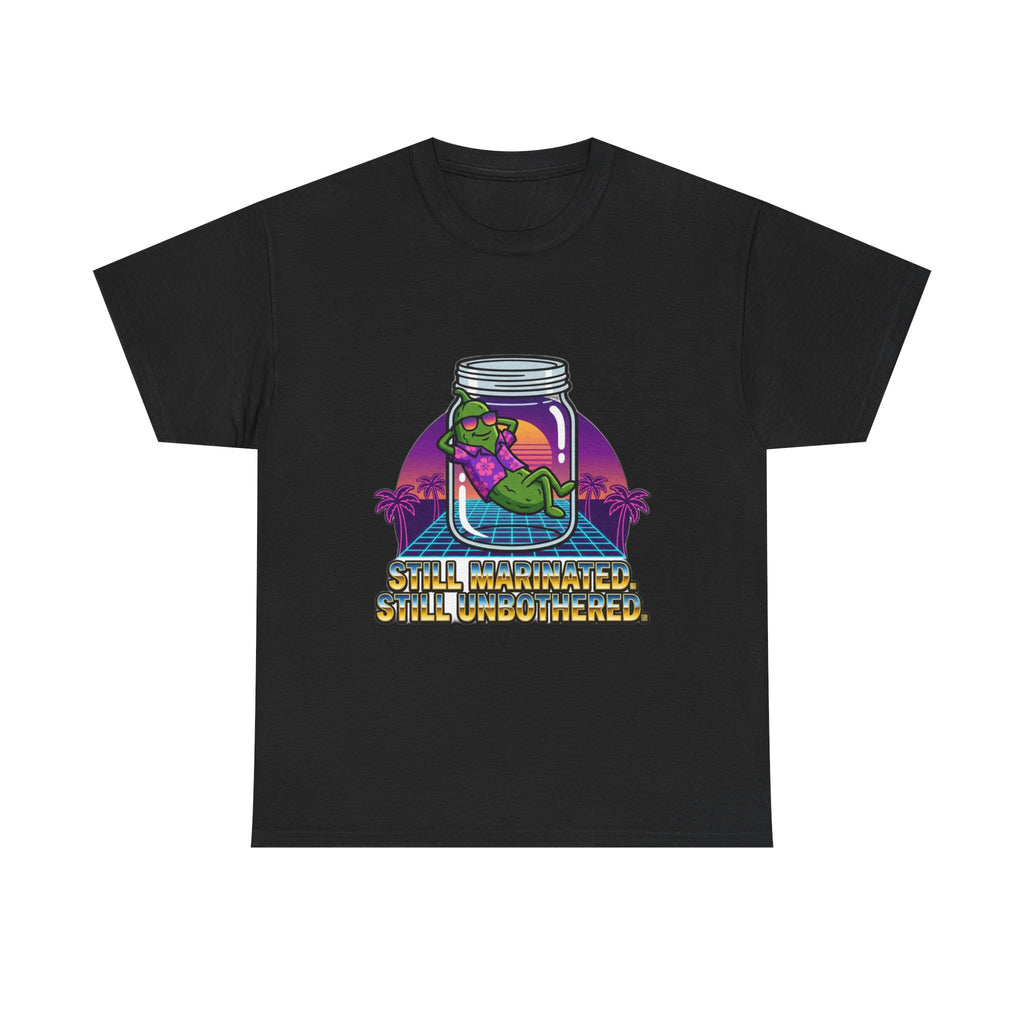 Unc's Table: Marinated & Unbothered Vaporwave Tee — T-Shirt