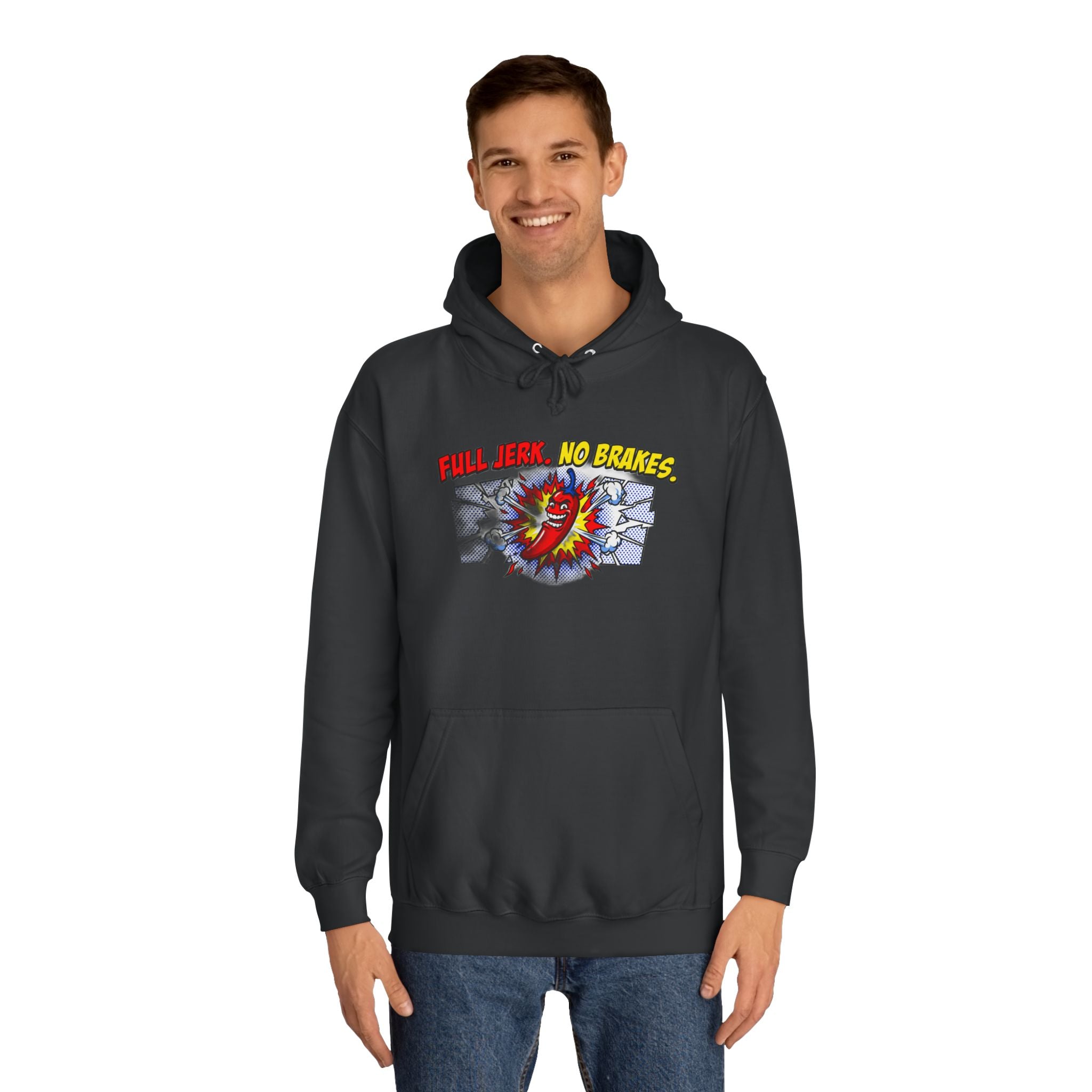 Unc's Table: Full Jerk No Brakes Comic Tee — Hoodie