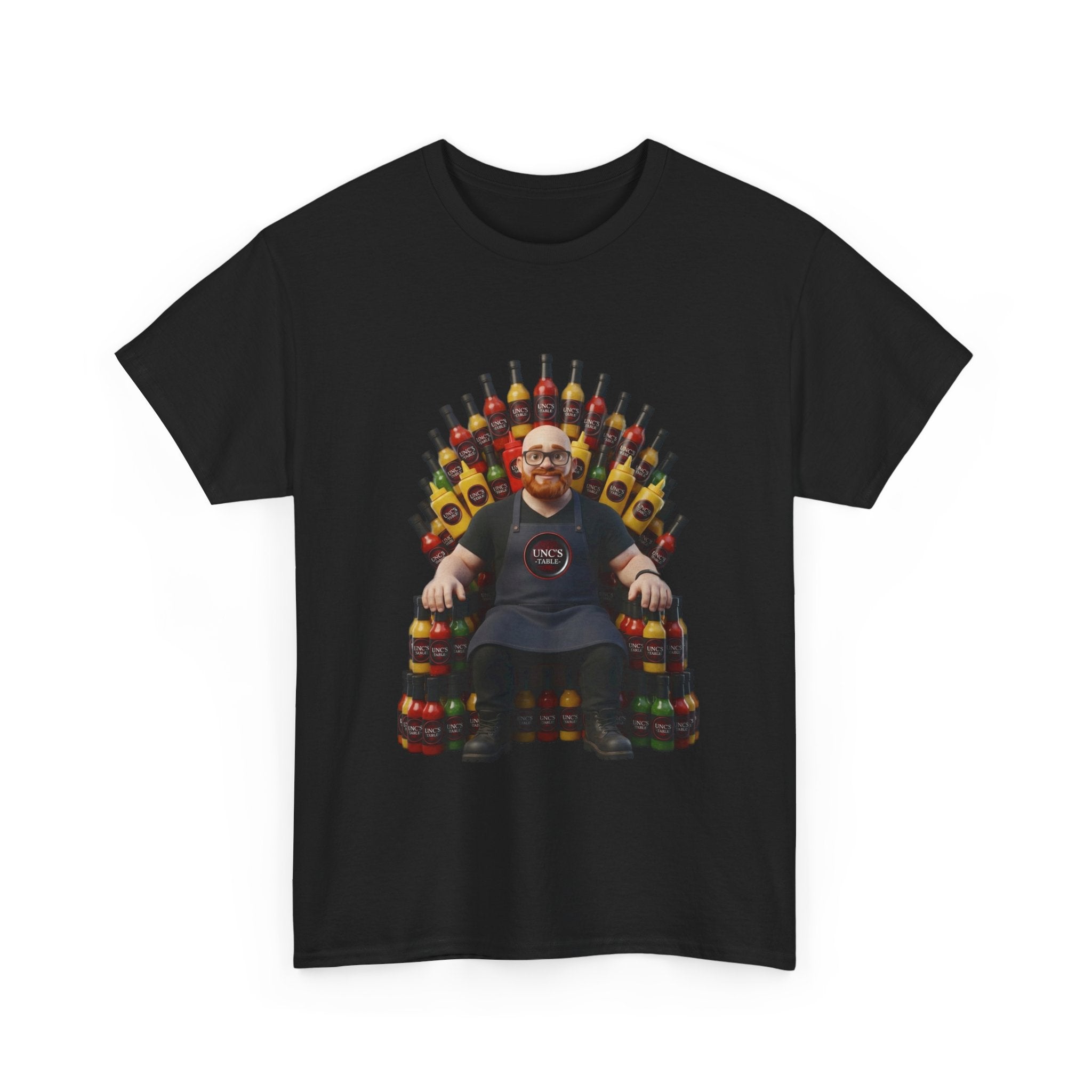 Unc's Table Unc Sauce Throne Merch — T-Shirt